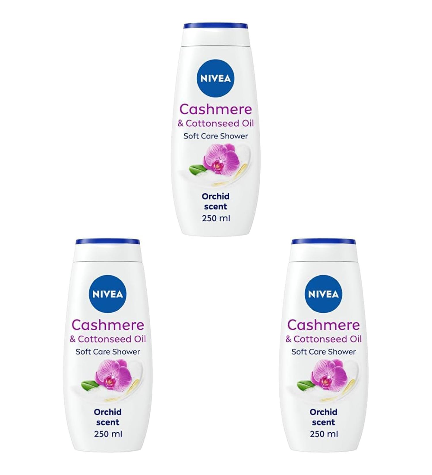 Nivea Cashmere Indulgent Moisture Shower Cream 250 ml Packaging May Vary (Pack of 3) 250 ml (Pack of 3) - Buy Online on GoSupps.com