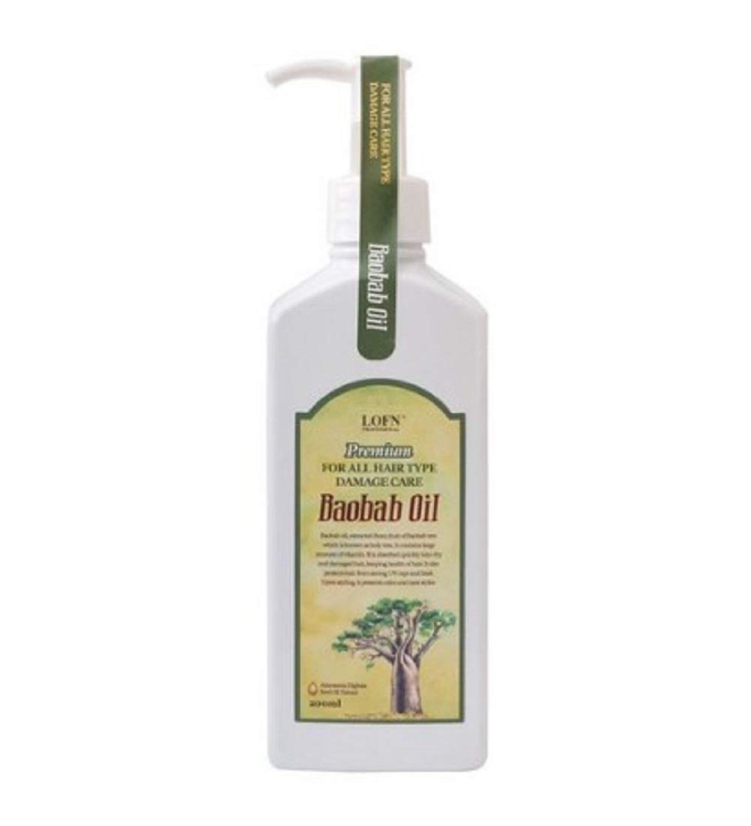 Buy LOFN Baobab Hair Oil 200ml | Nourish & Revitalize Hair - International Shipping Available - Buy Online on GoSupps.com