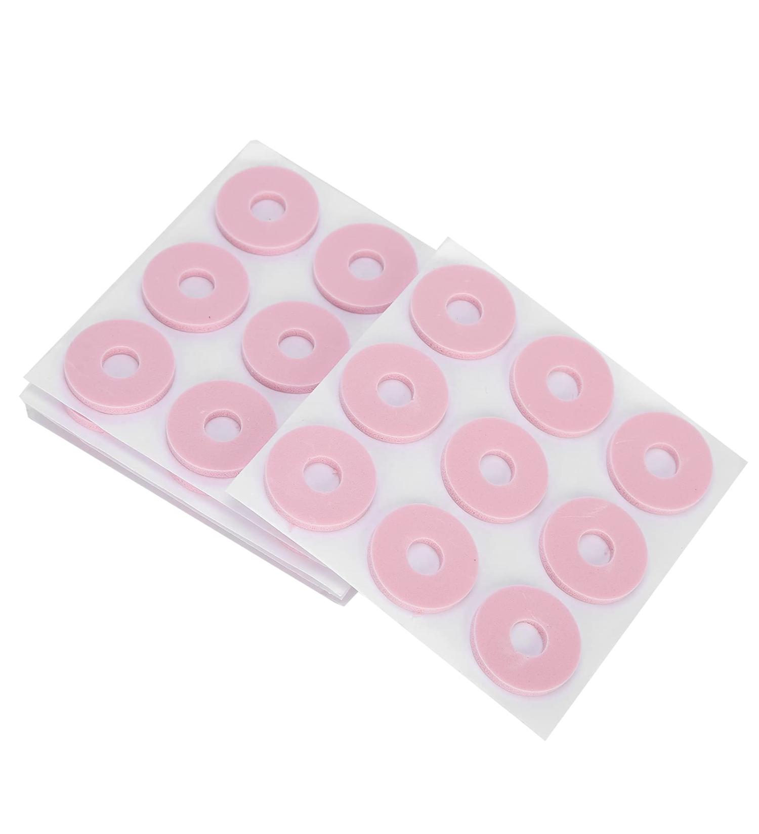 Soft Elastic Corn Cushion Pads for Feet - Round Pink S - Breathable Corn Stickers for Toes - Callus and Corn Callous Feet Protector - Buy Online on GoSupps.com