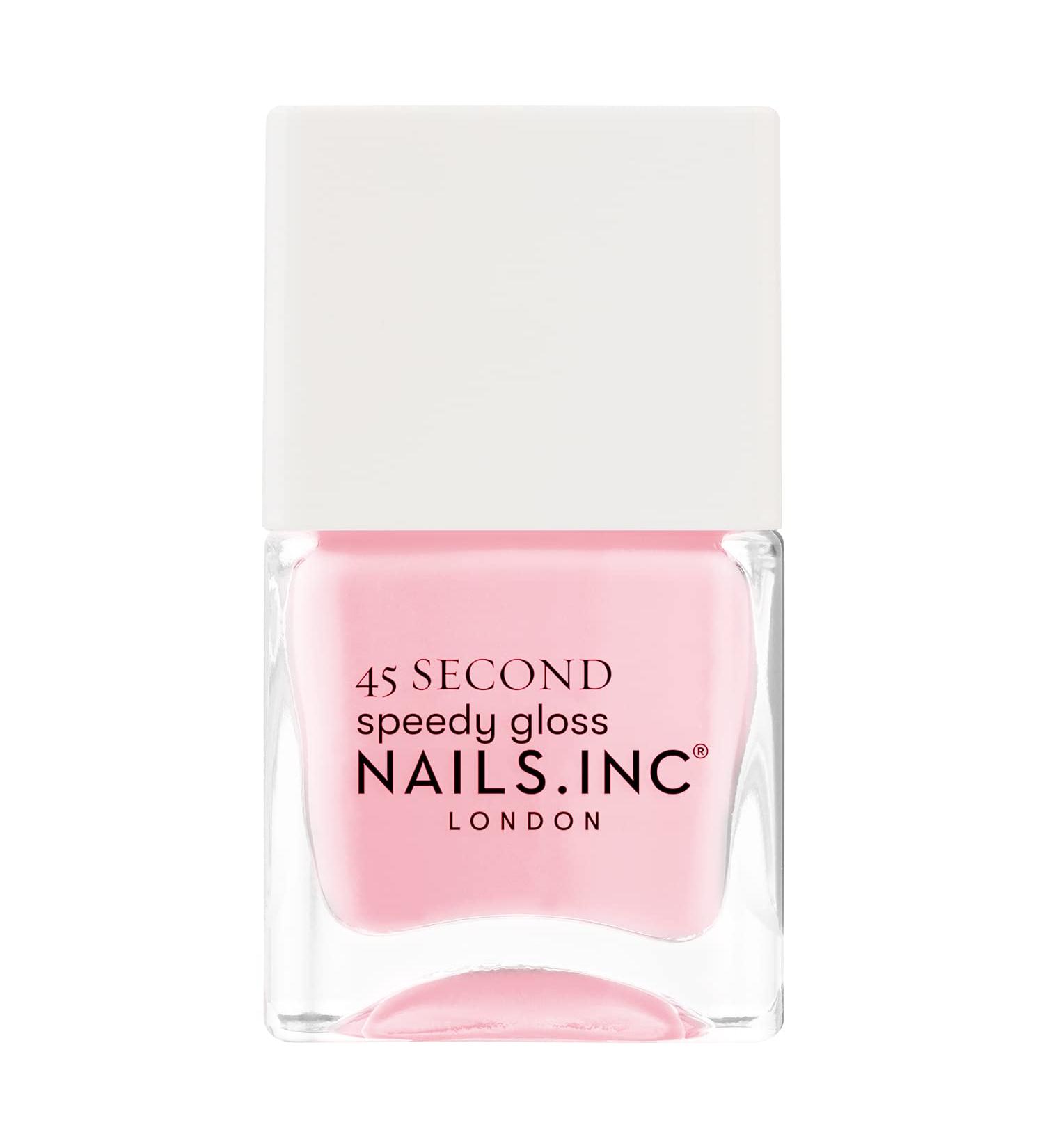 Nails.INC 45 Second Speedy Gloss Ladbroke Grove Grooving 14ml Pink Nail Polish - Buy Online on GoSupps.com