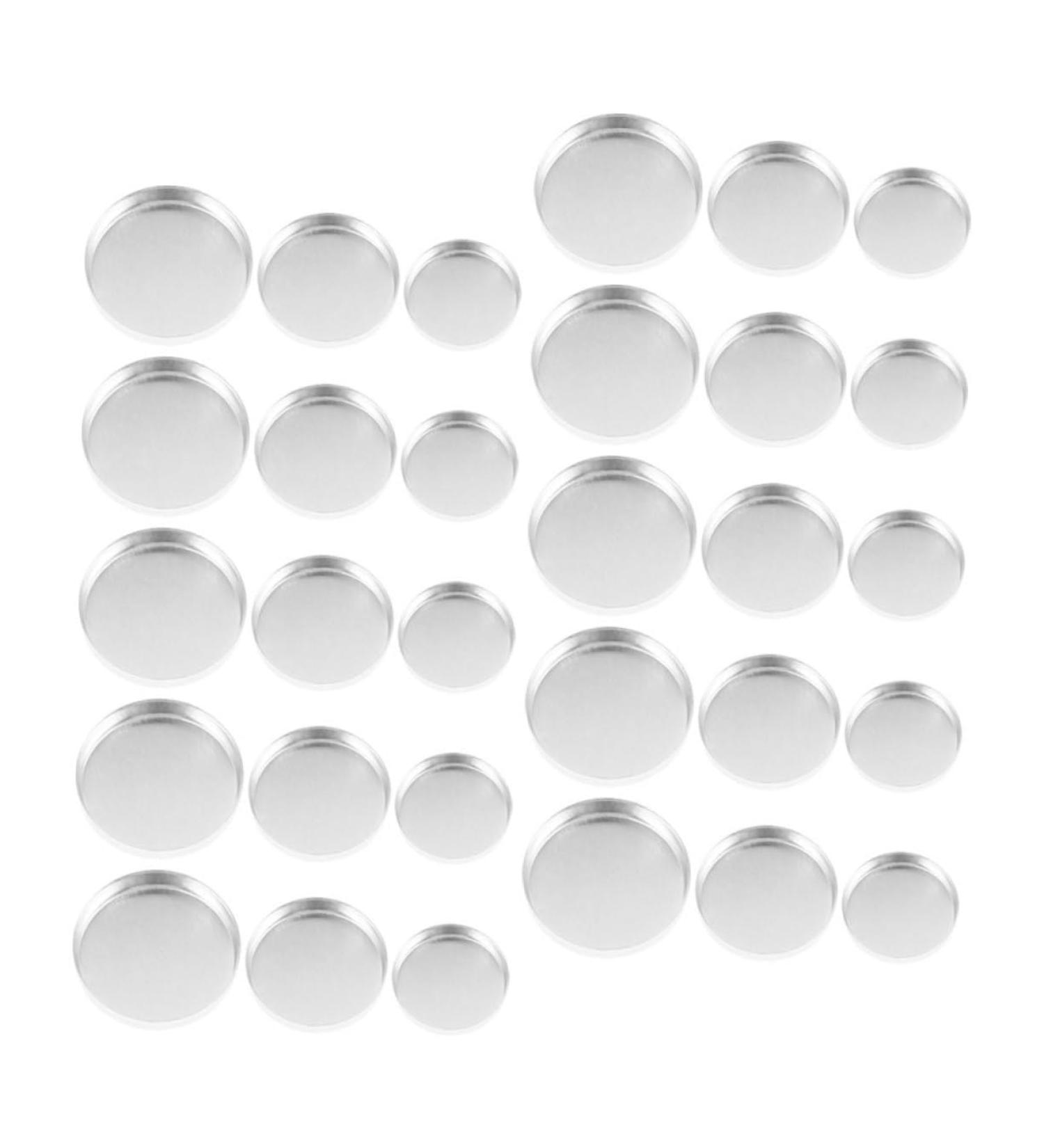 Mipcase Palettes De Maquillage 30 Godets Ronds 15-20-26 Mm En Aluminium Vide Pour Fards Paupi res Blush Et Illuminateurs Voyage Femmes Professionnels - Buy Online on GoSupps.com