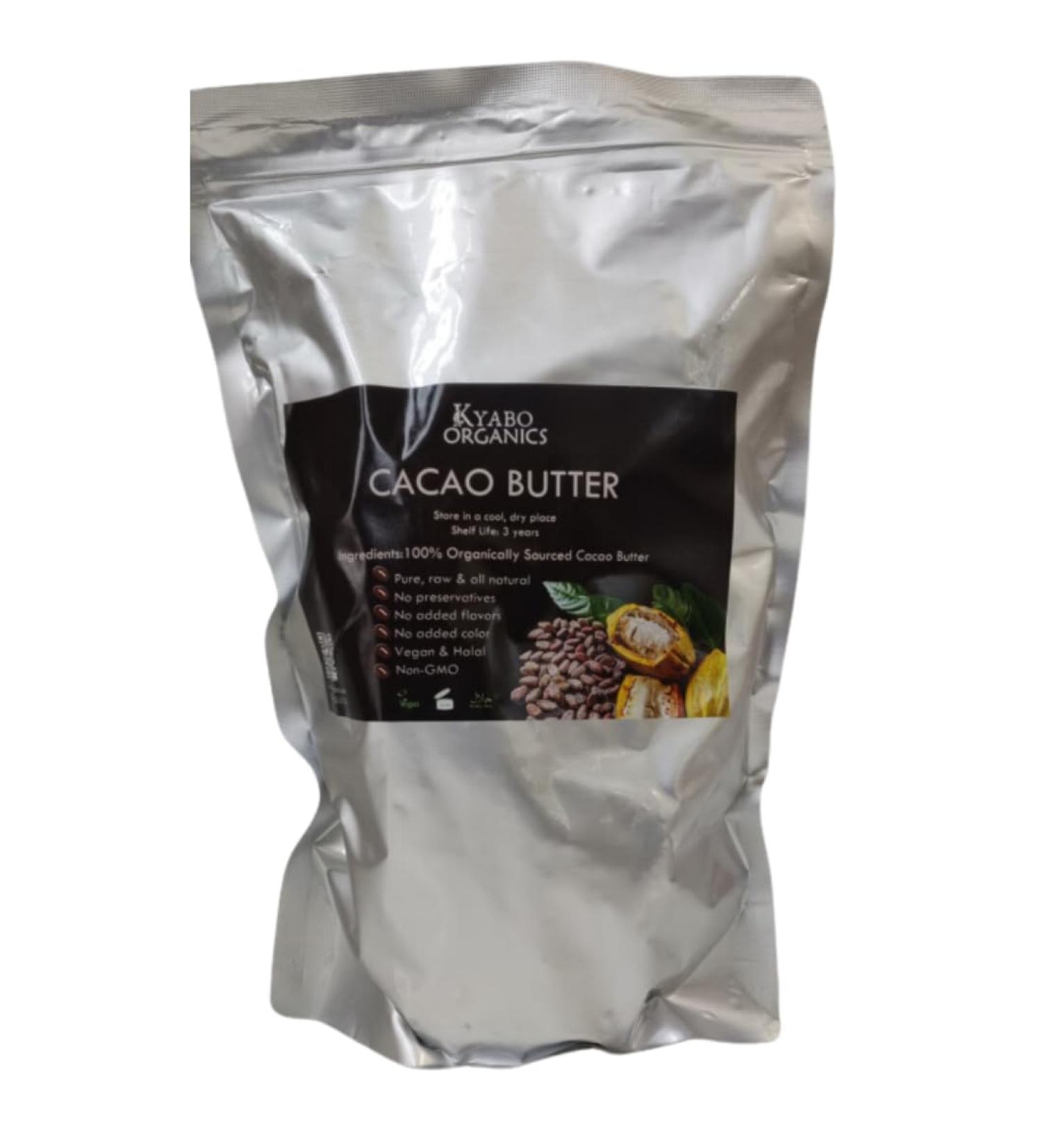 Organic Cocoa Butter Natural & Unrefined Utilized for Stretch Marks Lip Balms Body Butter Non-Deodorized- 100% Pure Fresh and Organic (8 Oz) - Buy Online on GoSupps.com