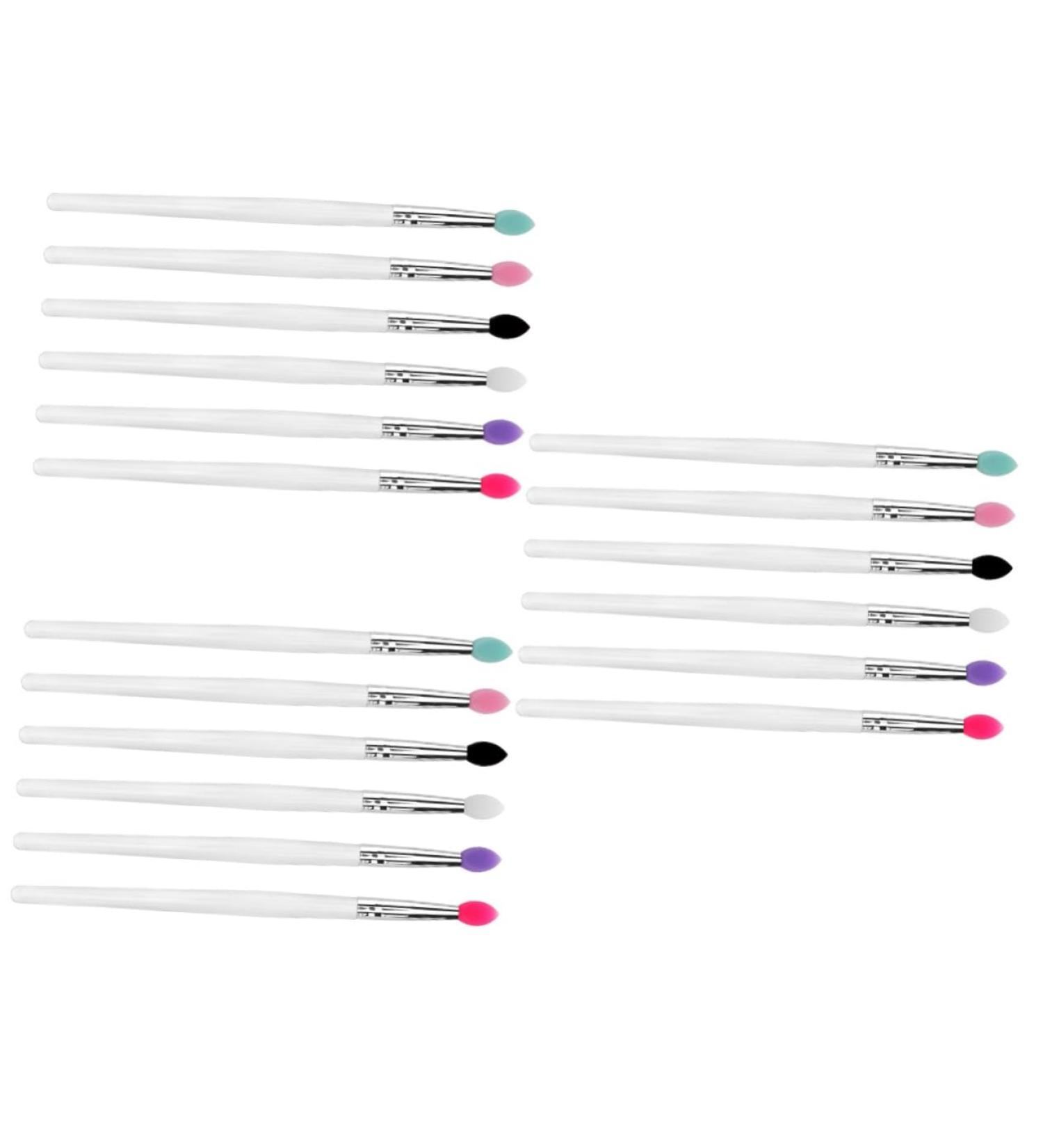 DOITOOL 18 Pcs Eye Shadow Brush Makeup Brush Foam Brush Eyeshadow Brush for Make-up Silicone Brush Make up - Buy Online on GoSupps.com