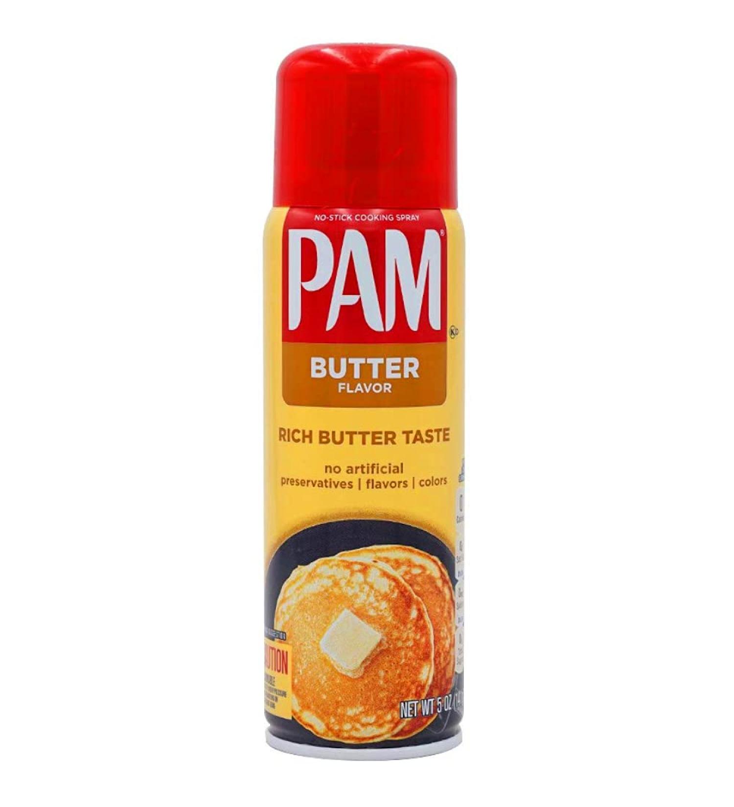 Pam Butter Flavor Cooking Spray, 5 oz