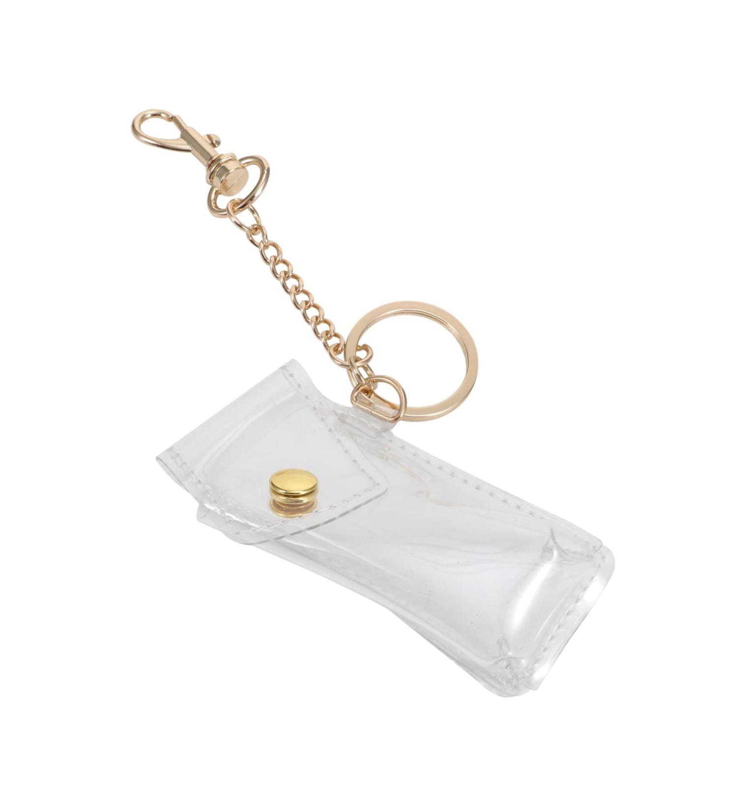 GALPADA 3 Pcs Transparent Lipstick Case | Fashion Leather Keyring & Key Chain | Elegant Lipstick Cover | Creative Keychain for Makeup Lovers - Buy Internationally - Buy Online on GoSupps.com