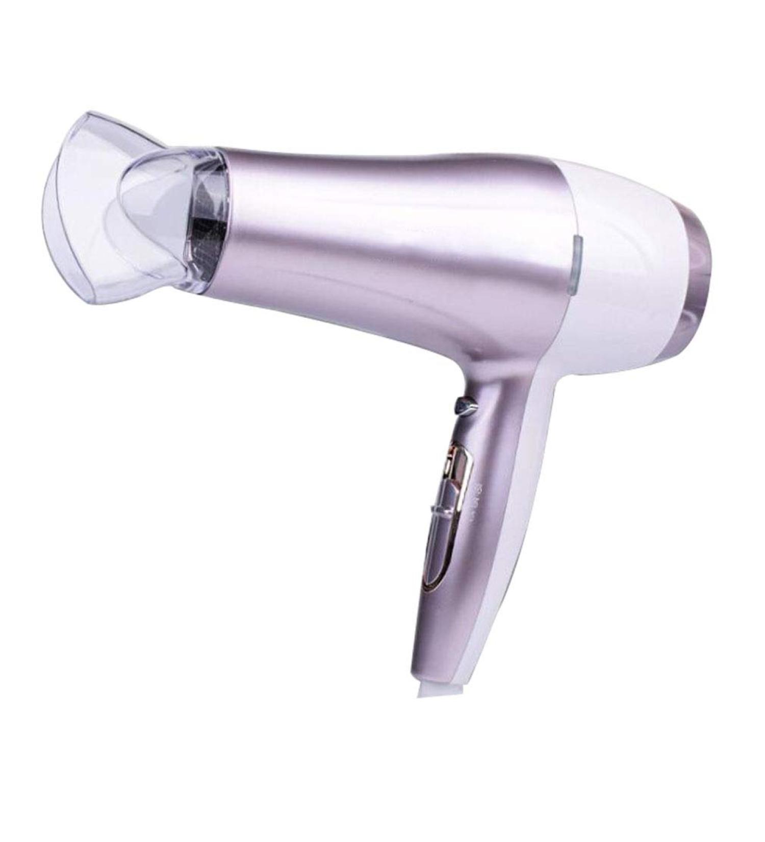 Travel Hair Dryer 2200W Professional Salon Hair Dryer Strong Negative Ion Hair Dryer with Nozzle 3 Speeds of Heating 2 Speeds of Cold Wind - Buy Online on GoSupps.com