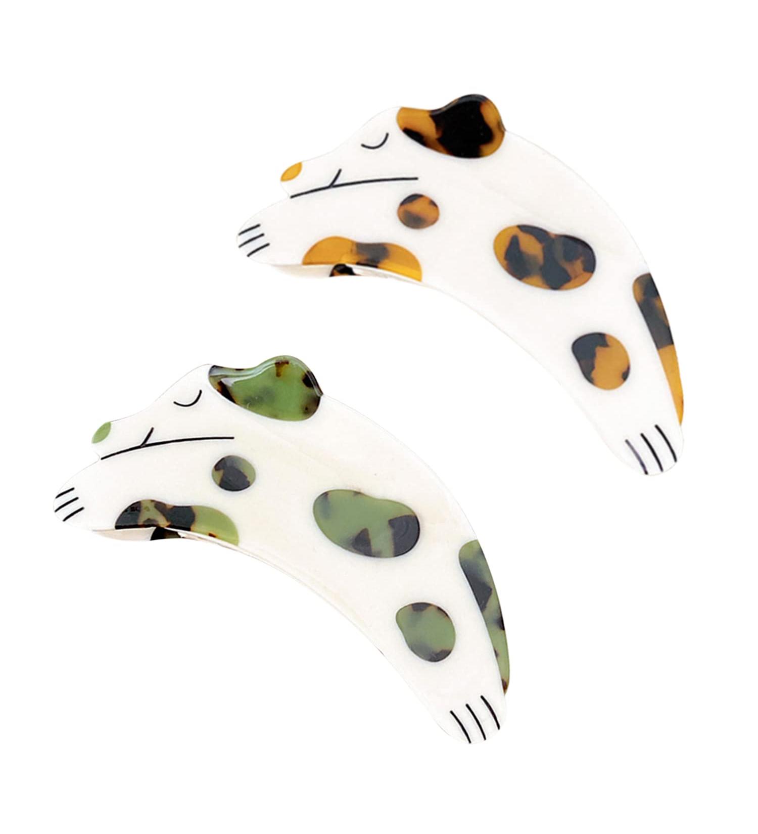 Sleep Dog Cellulose Acetate Big Claw Clips for Women - Mixset - Buy Online on GoSupps.com