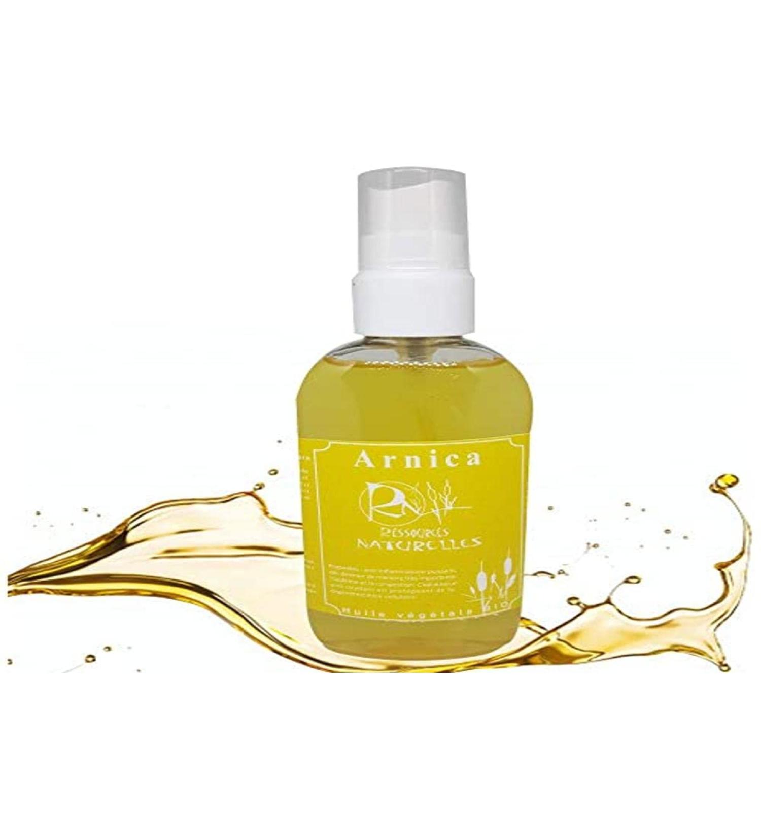 Ressources Naturelles Arnica Plant Oil 100ml - Natural Pain Relief & Anti-Inflammatory | International Shipping - Buy Online on GoSupps.com