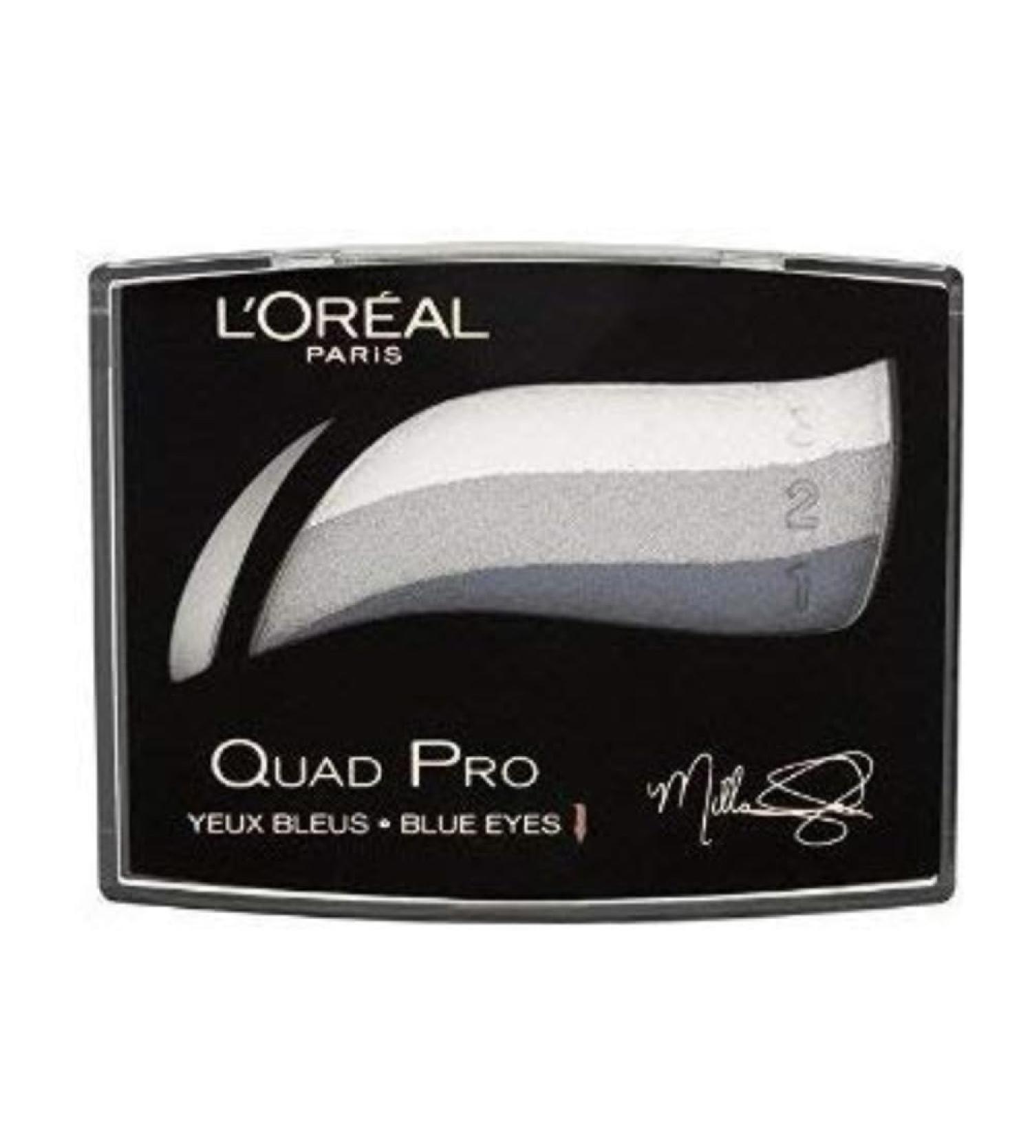 L'Or al Quad pro eyeshadow for blue eyes