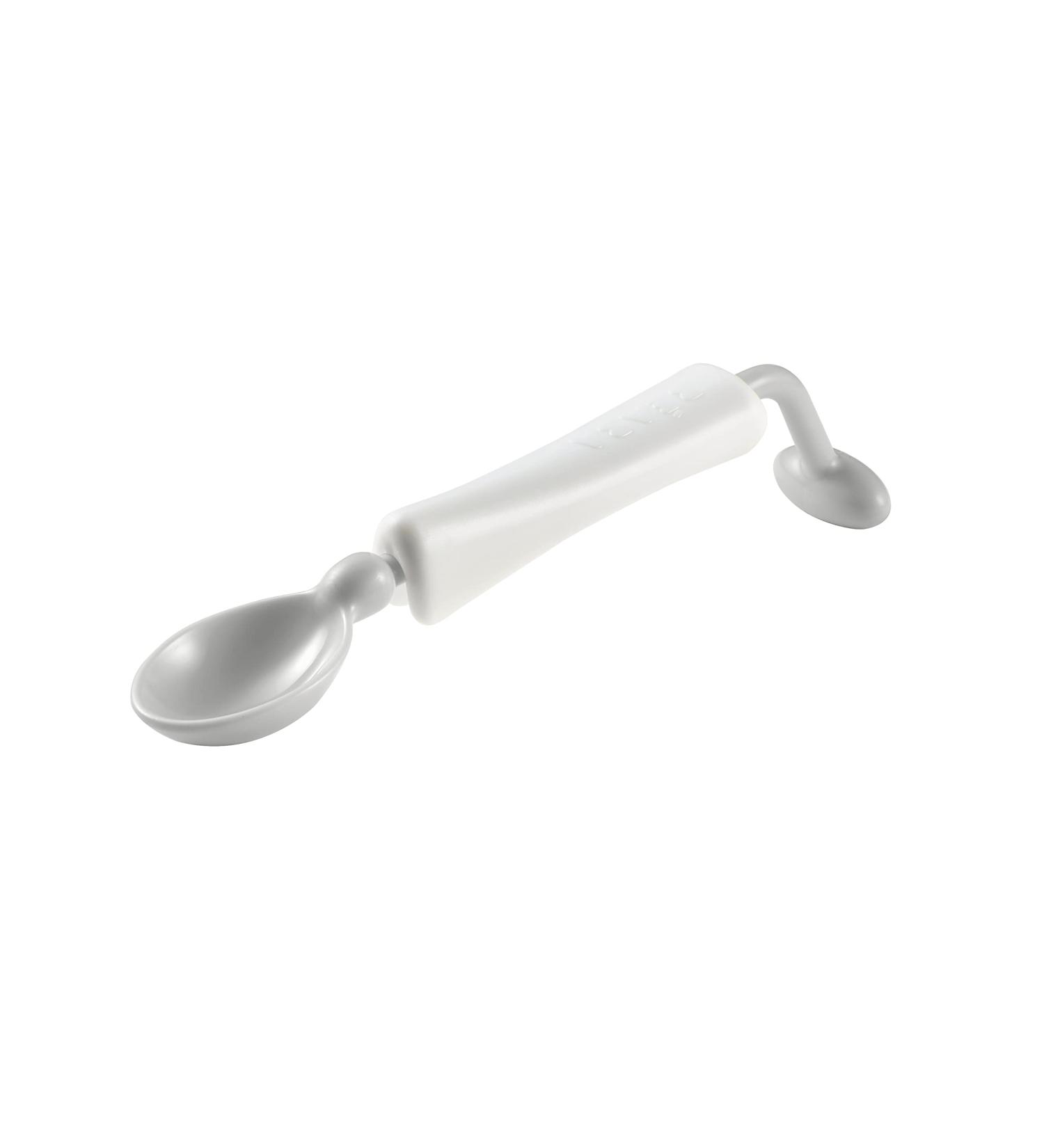 BEABA Baby/Toddler Training Spoon 2nd Age - 360 Rotating Handle, Anti-Spill Design - Light Mist - Buy Online on GoSupps.com
