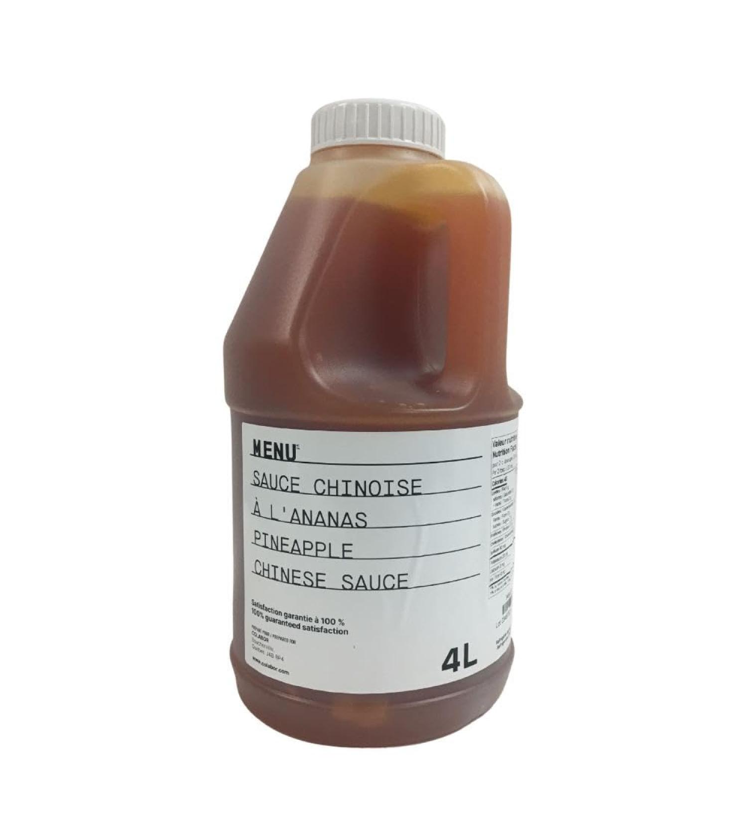 Menu Sauce Pineapple Chinese 4 Liter - 2 per case