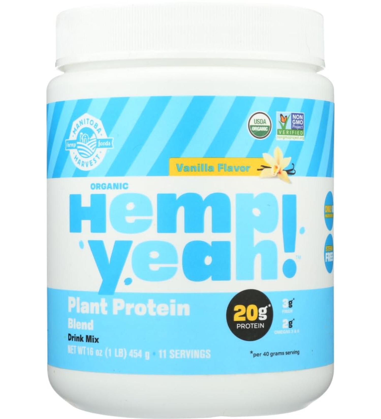 Hemp Yeah! (1 Item ONLY) Protein Powder Plant Vanilla - Buy Online on GoSupps.com