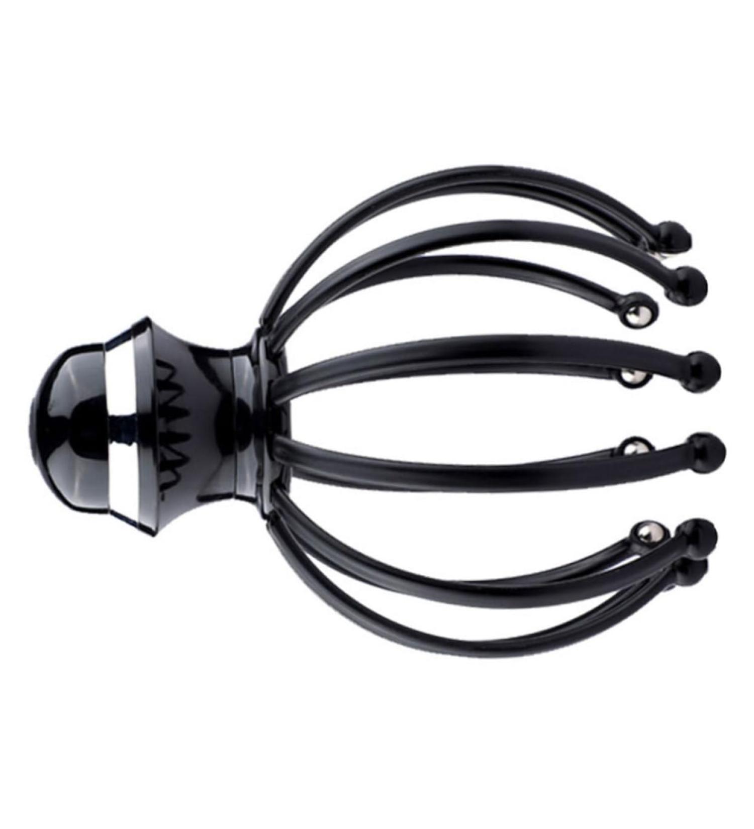 Coolhiya 1stk Head Massager & Manual Back Scratcher | Octopus Massage Tool for Relaxation & Scalp Care - 18x14.5cm Black - Buy Online on GoSupps.com