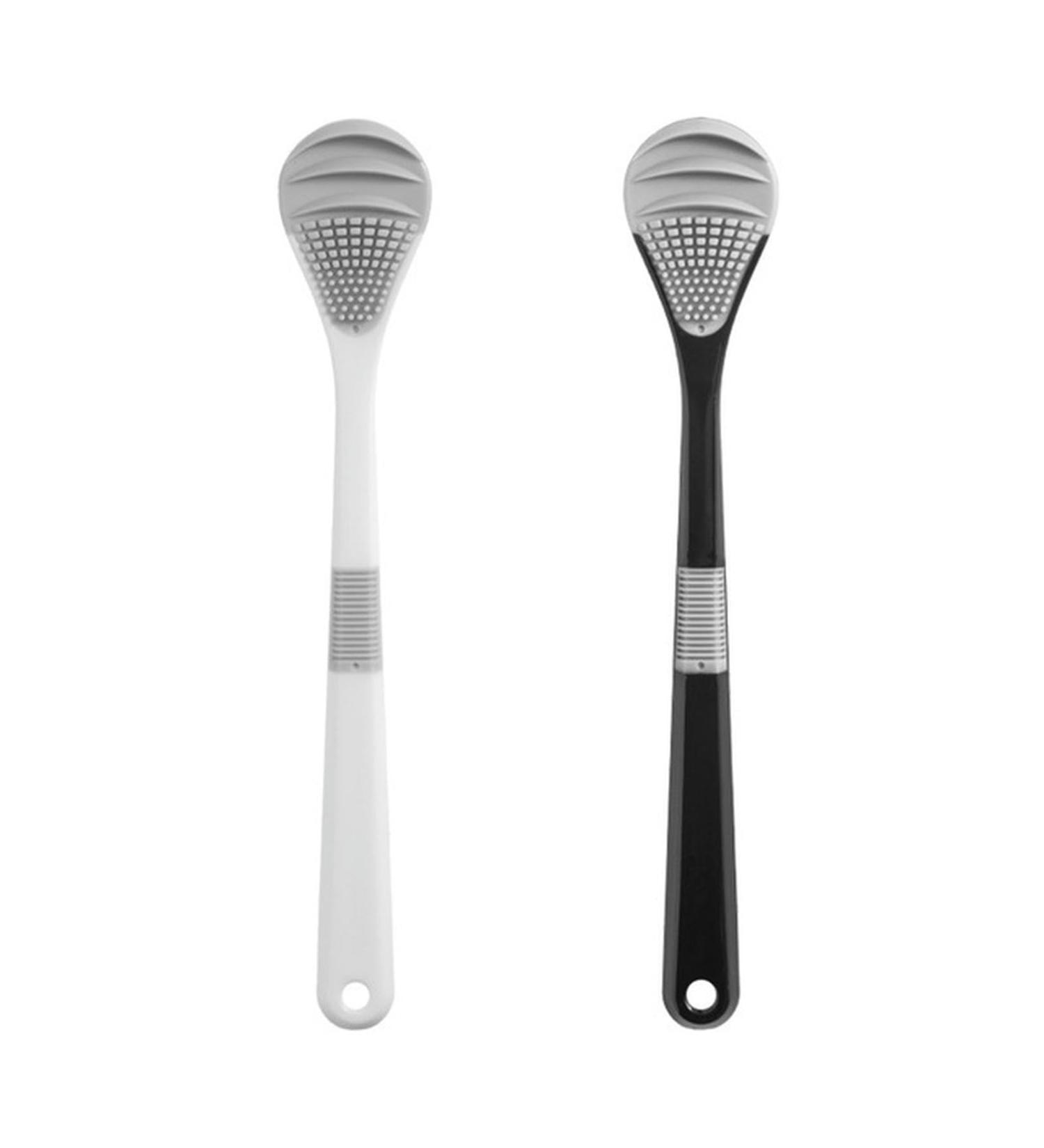 Wilsem Tongue Cleaner Brush - Reusable Multicolor Scraper for Oral Hygiene | 2-Piece Set - Buy Online on GoSupps.com