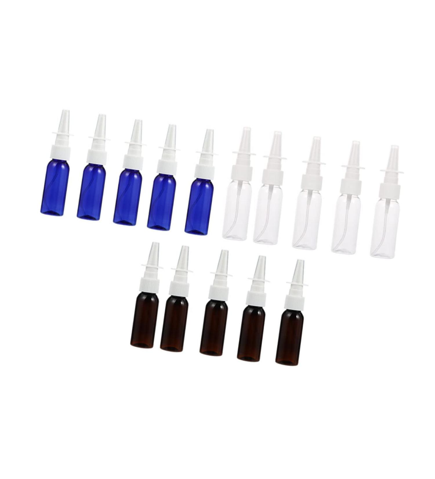 ADOCARN 15pcs Refillable Mist Spray Bottles for Travel - Compact, Practical and Empty Fine Mist Atomizers for Women and Men - Buy Online on GoSupps.com