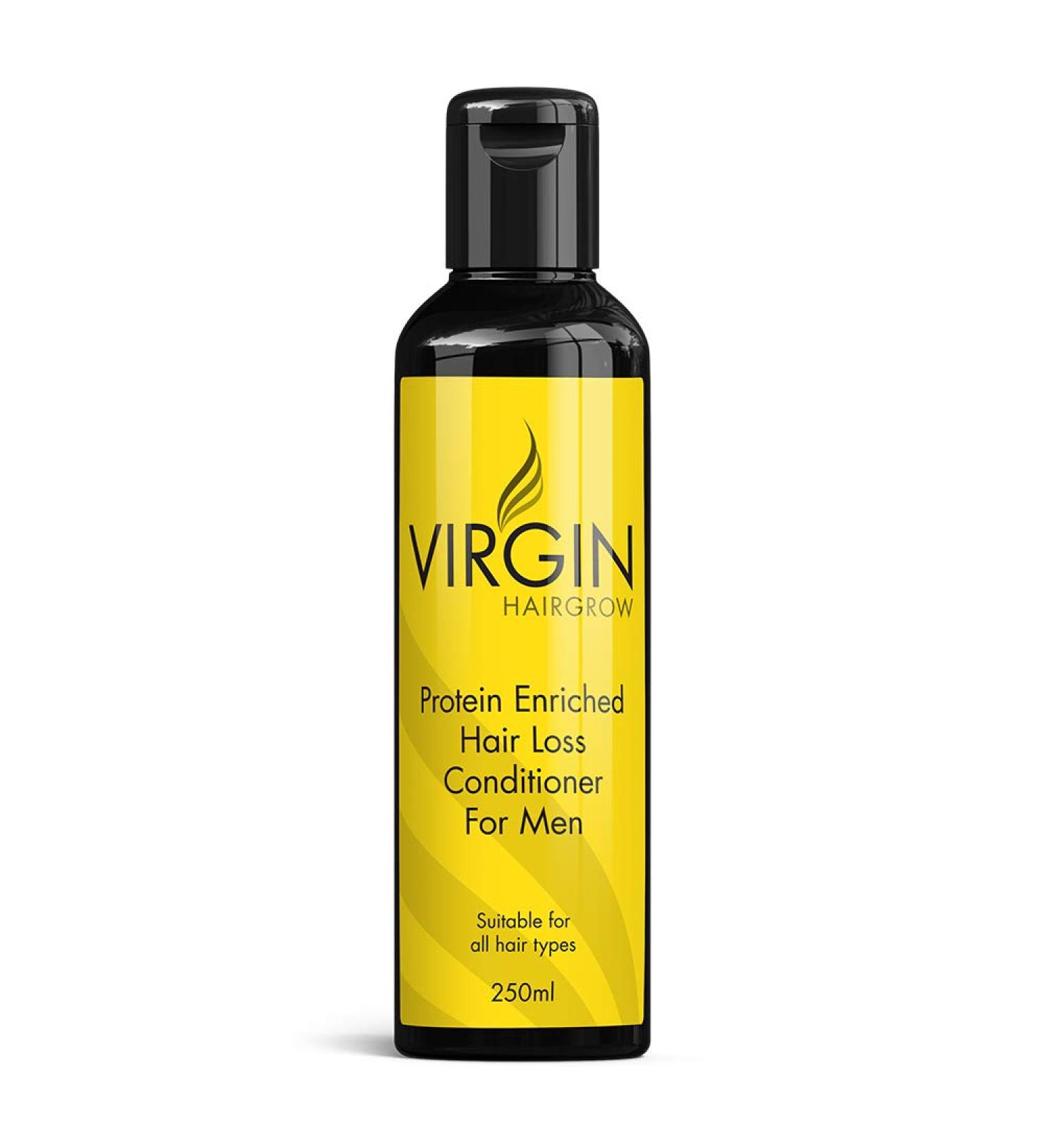 Virgin for Men Hair Loss Conditioner | Stop Baldness & Stimulate Hair Growth - International Shipping Available - Buy Online on GoSupps.com