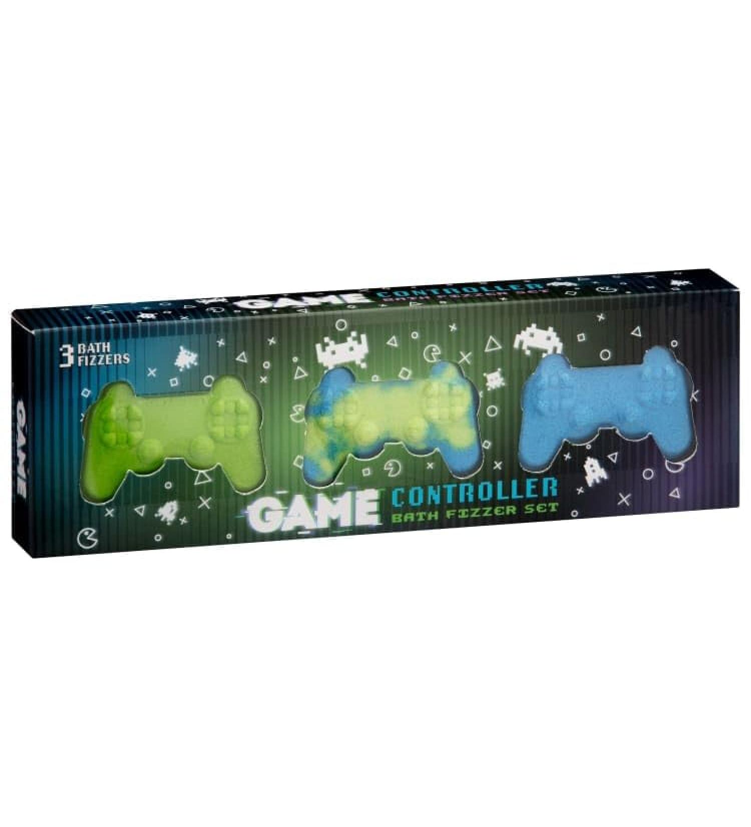 Game Controller Bath Bomb Gift Set of 3 Bath Fizzers Christmas Gamer