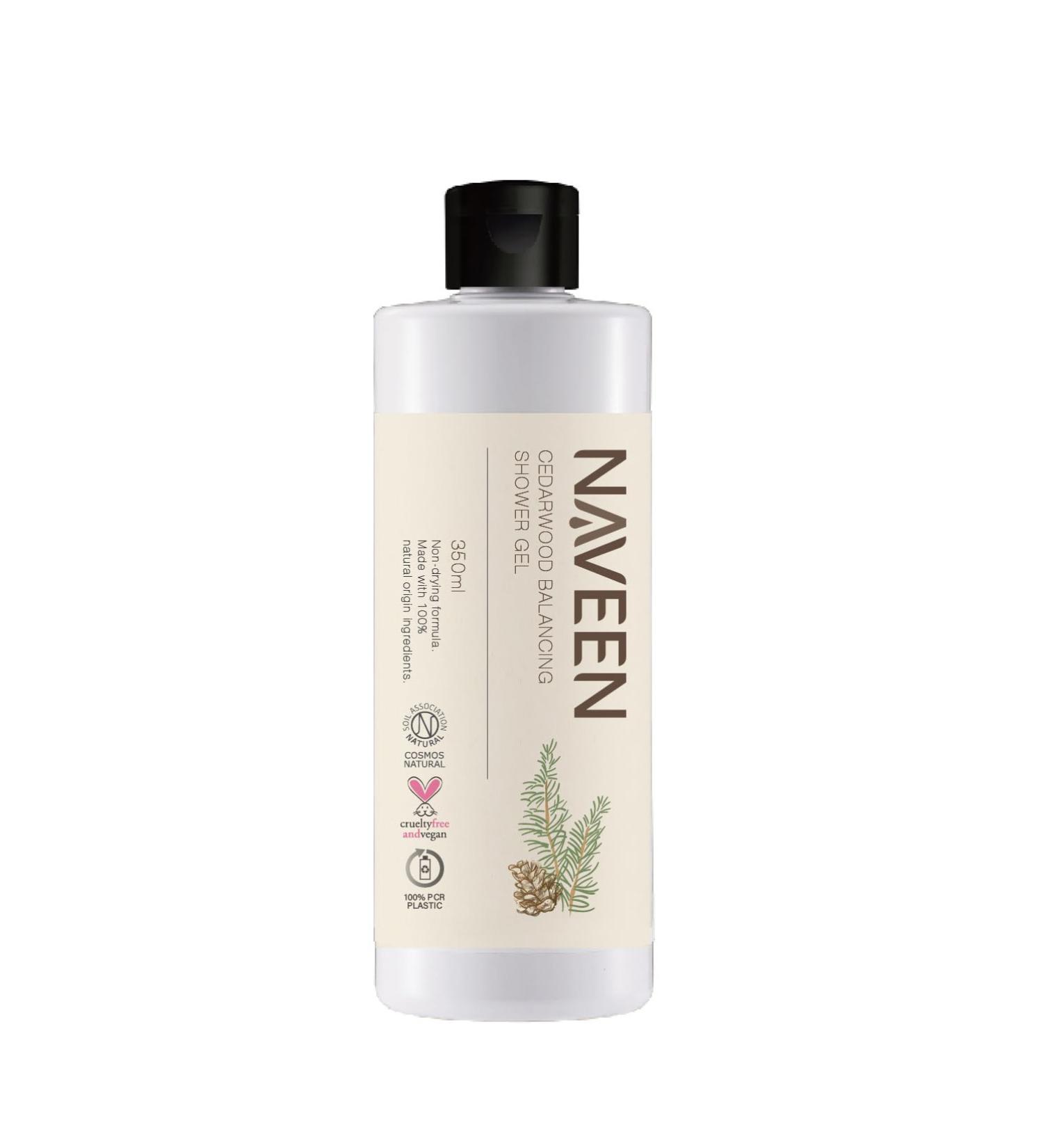 NAVEEN COSMOS NATURAL Balancing Body Wash 350ml Lavender Cedar wood.