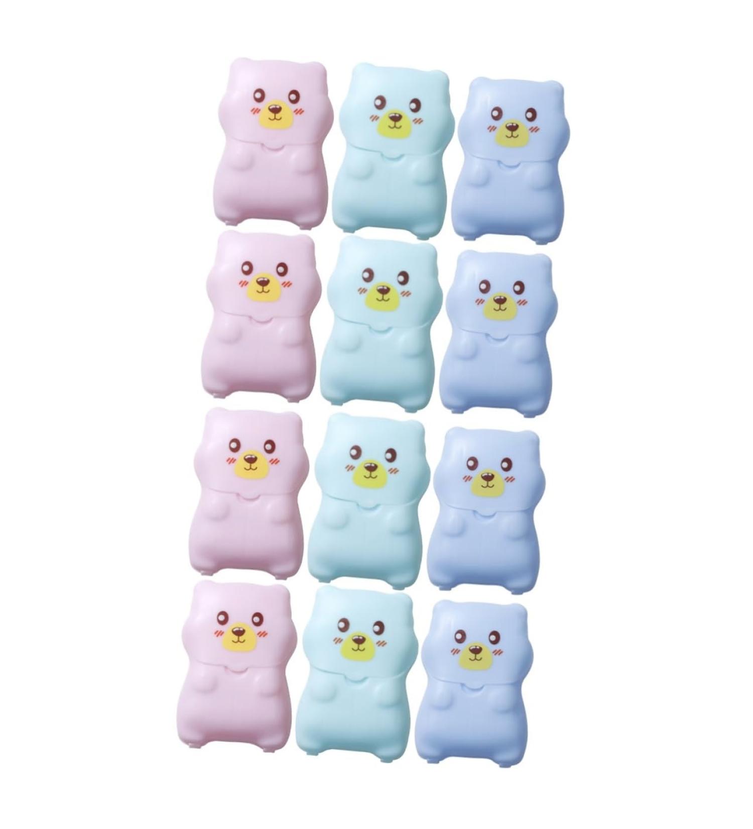 FRCOLOR 12 Sets Travel Soap Flakes Mini Travel Hand Hand-washing Soap Slices Cleaning Soap Face Washing Soap Travel Soap Paper Travel Accessories Pp Portable - Buy Online on GoSupps.com