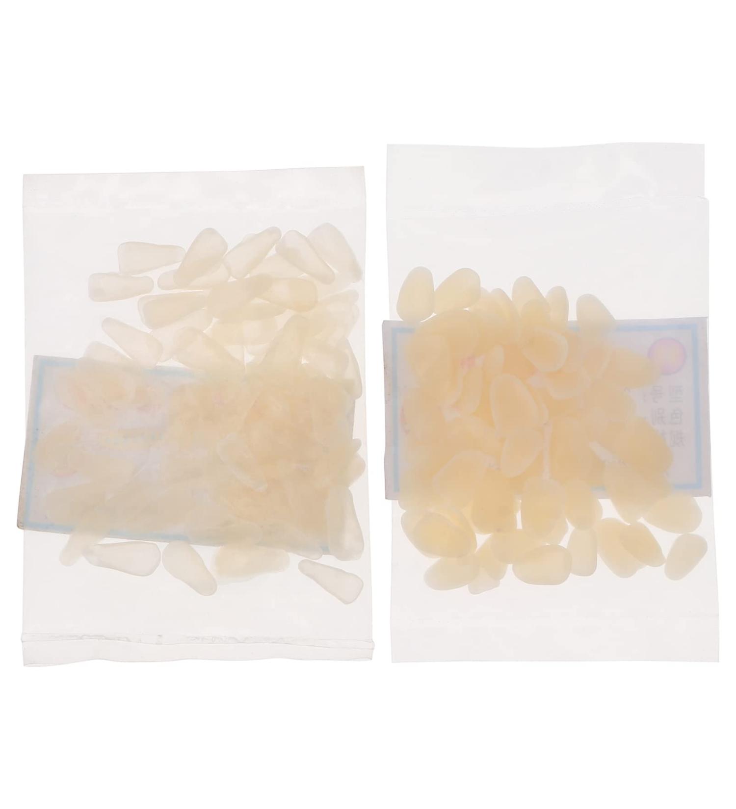 Temporary Tooth Crowns & Bridges - 100 pcs Synthetic Resin Dentures with Dental Glue for Oral Cavity Loss - Darz Prosthesis - Buy Online on GoSupps.com