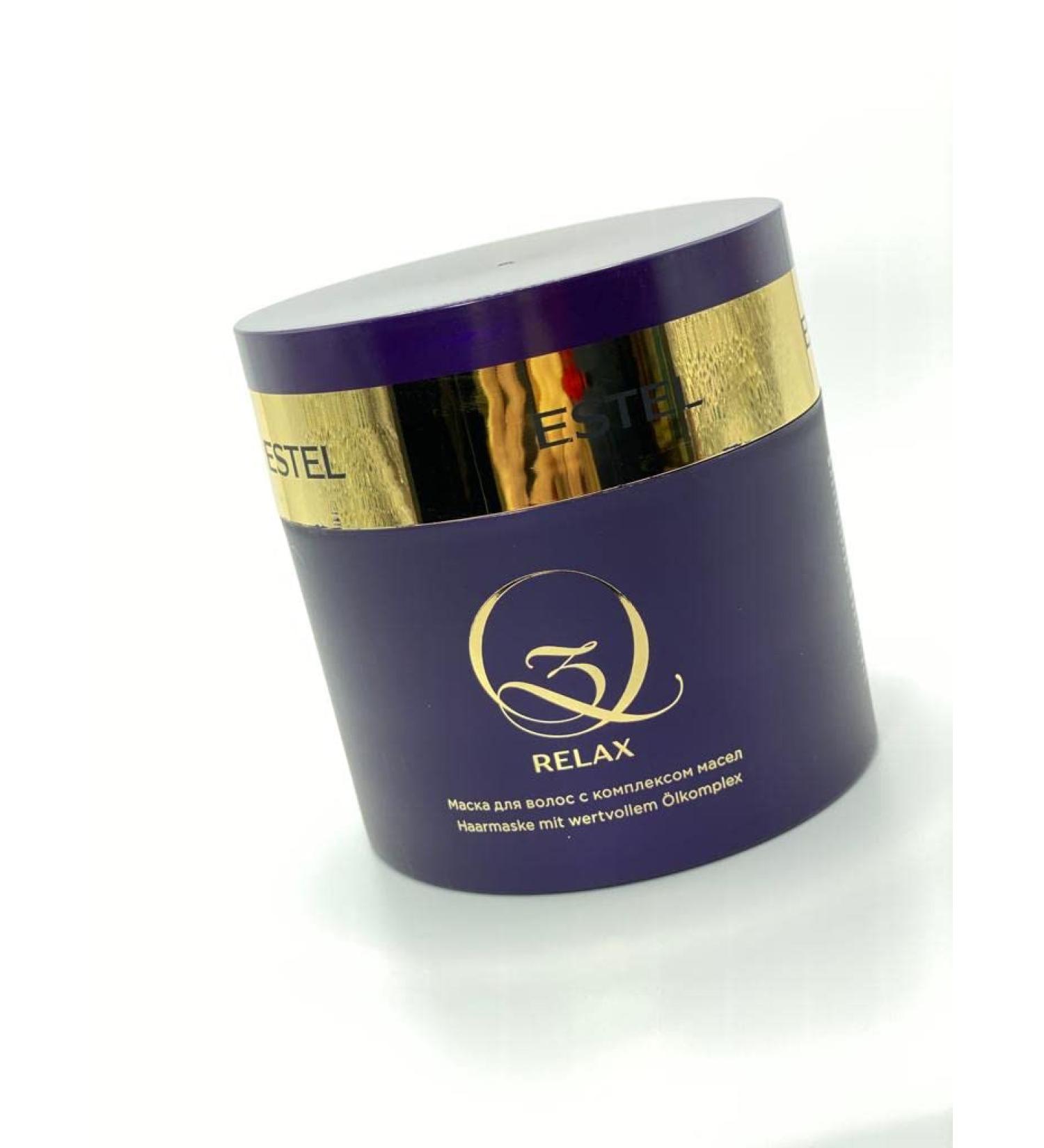 ESTEL Professional Hair Mask with Q3 RELAX Oil Complex 300ml - Nourishing Treatment for Smooth and Healthy Hair - Buy Online on GoSupps.com
