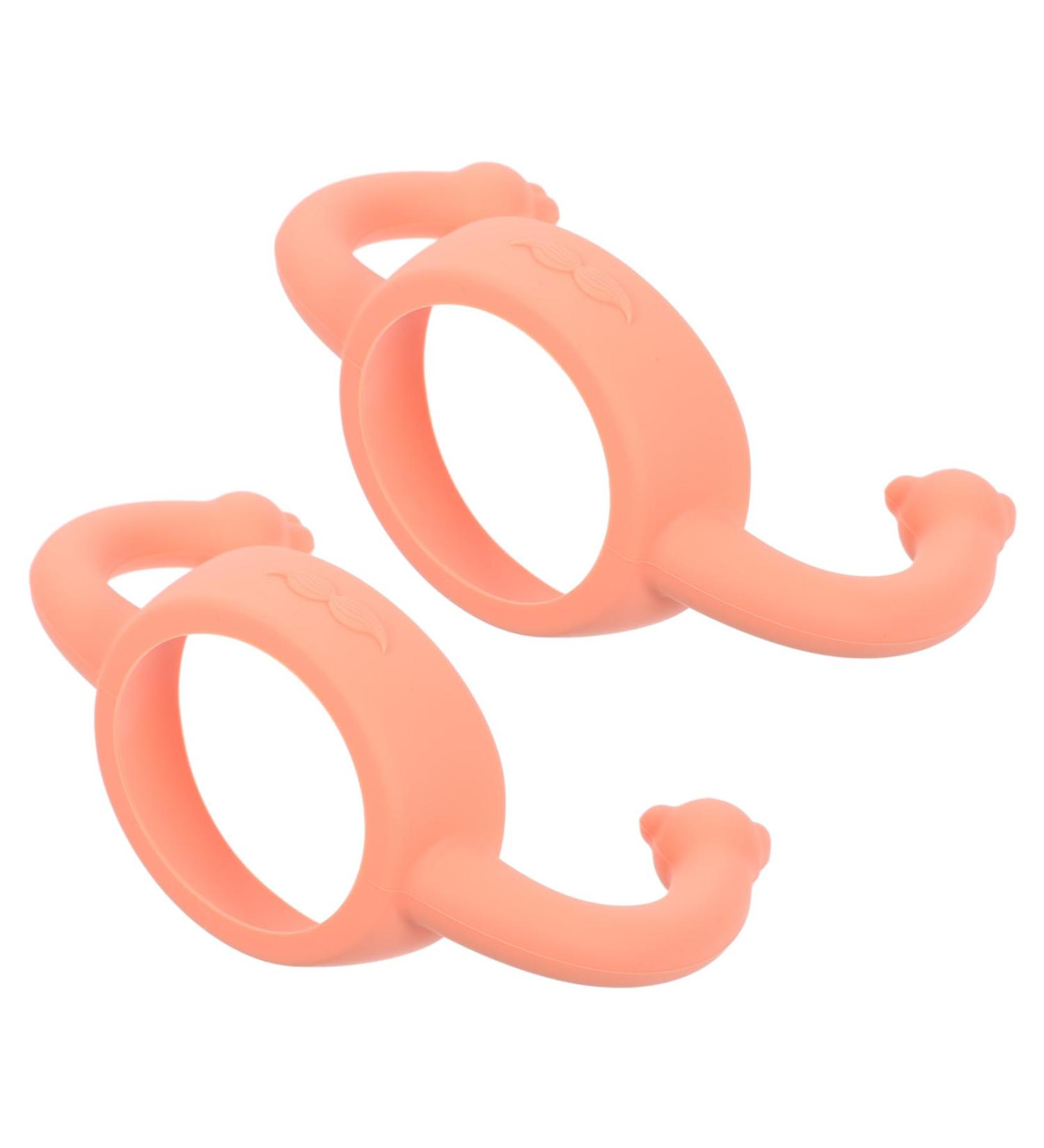 Abaodam 2 Pcs Silicone Bottle Handle Feeding Bottles Holder Milk Bottle Handle Feeding Bottles Handle Bottle Holder Milk Bottle Holder Silica Gel Wide Mouth Silicone Soft 14.00X5.00X5.00CM As Shown - Buy Online on GoSupps.com
