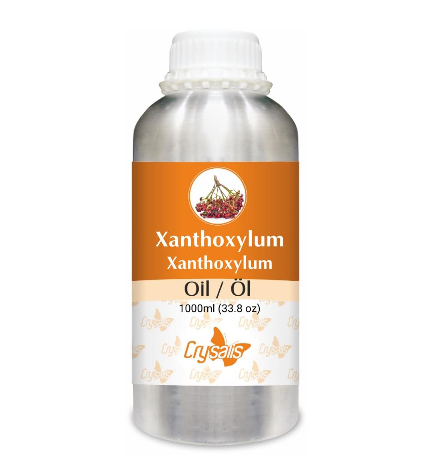 CRYSALIS Xanthoxylum (Zanthoxylum armatum) Oil - 1000 ml/33.8 Fl oz