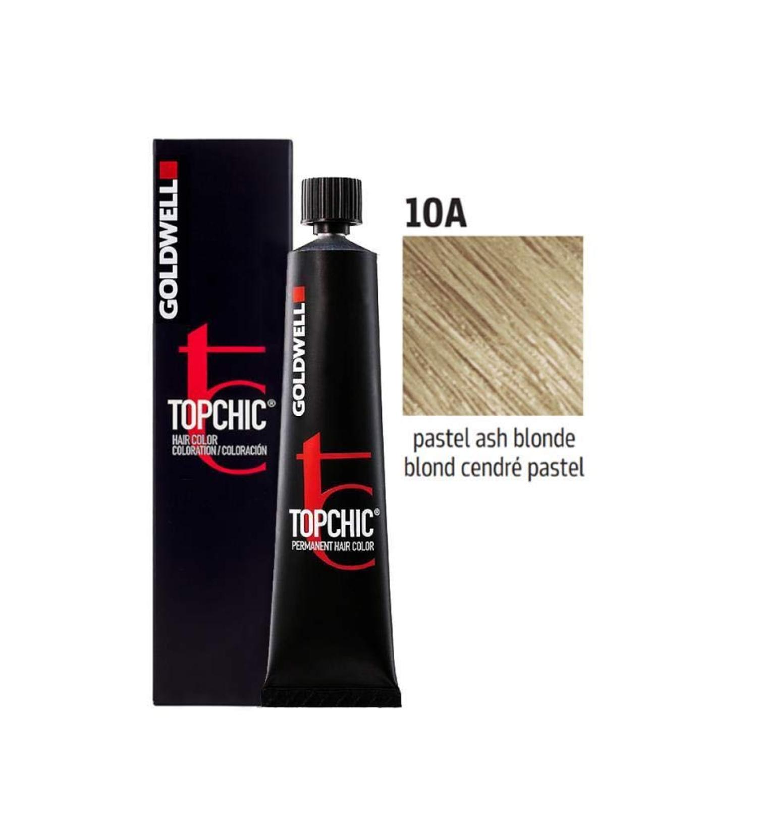 Goldwell Topchic Tube 60ml 10-A 10A - pastel ash blonde 60 ml (1 pack)