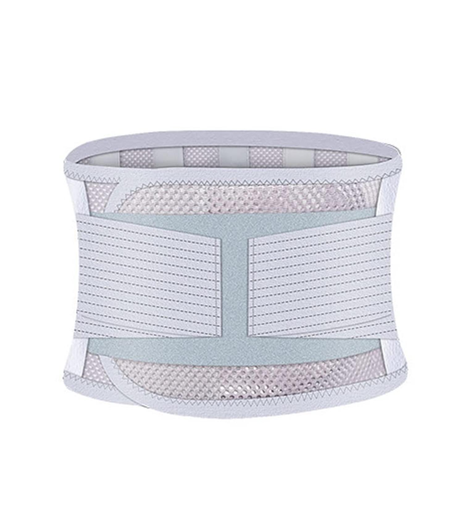 Buy Wgust Lordosis Support Belt - Self-Heating Lower Back Pain Relief Bandage with Removable Metal Springs | Sciatica Scoliosis Spinal Stenosis Relief - Medium Size - Buy Online on GoSupps.com