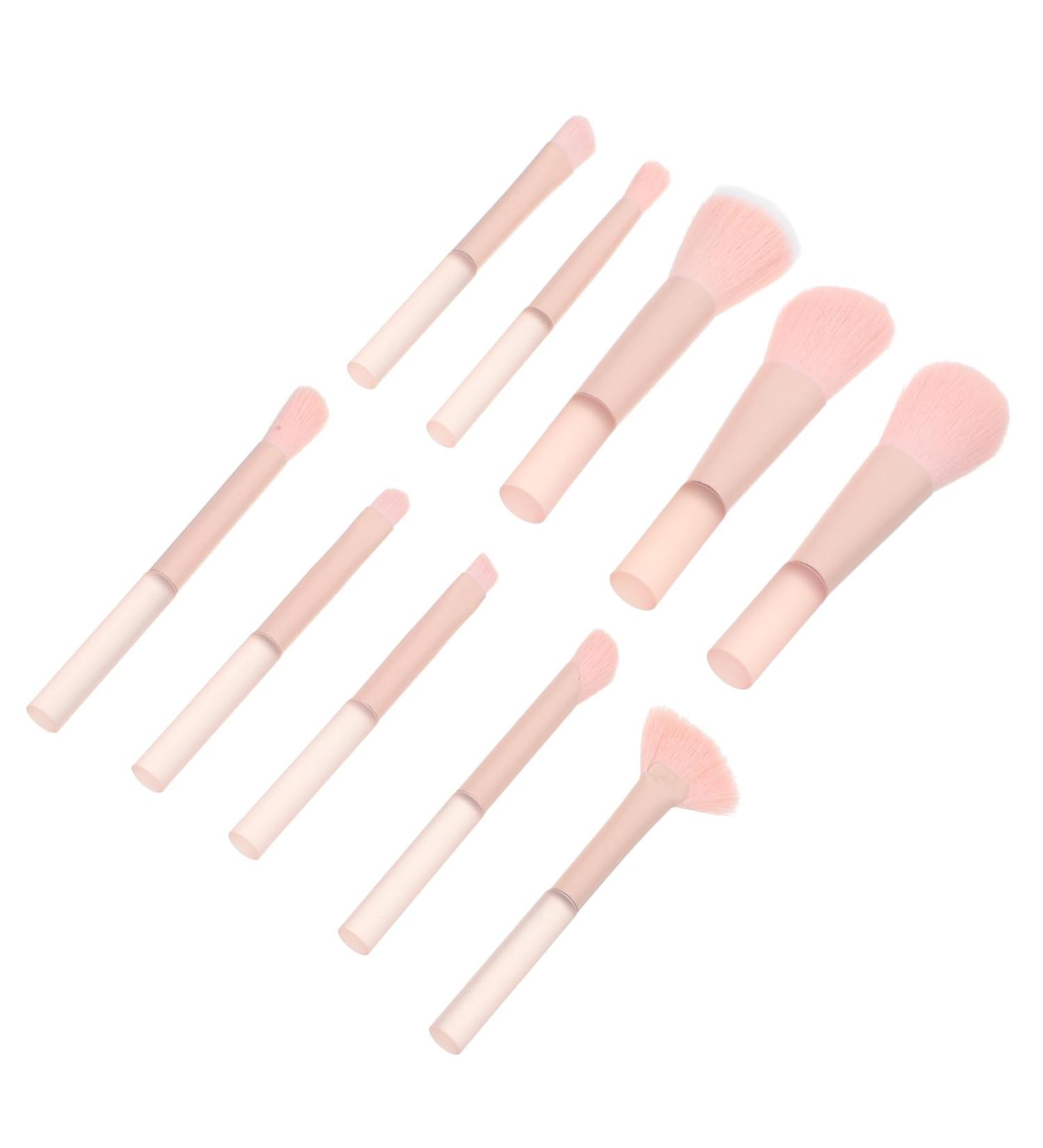 HAPINARY 1 Set Makeup Brush Set Face Makeup Brushes Blending Blush Concealers Eye Shadows Blush Eyeliner Cosmetics Women Makeup Handle Cosmetic Brush Girl Nylon Wool Travel Pink - Buy Online on GoSupps.com