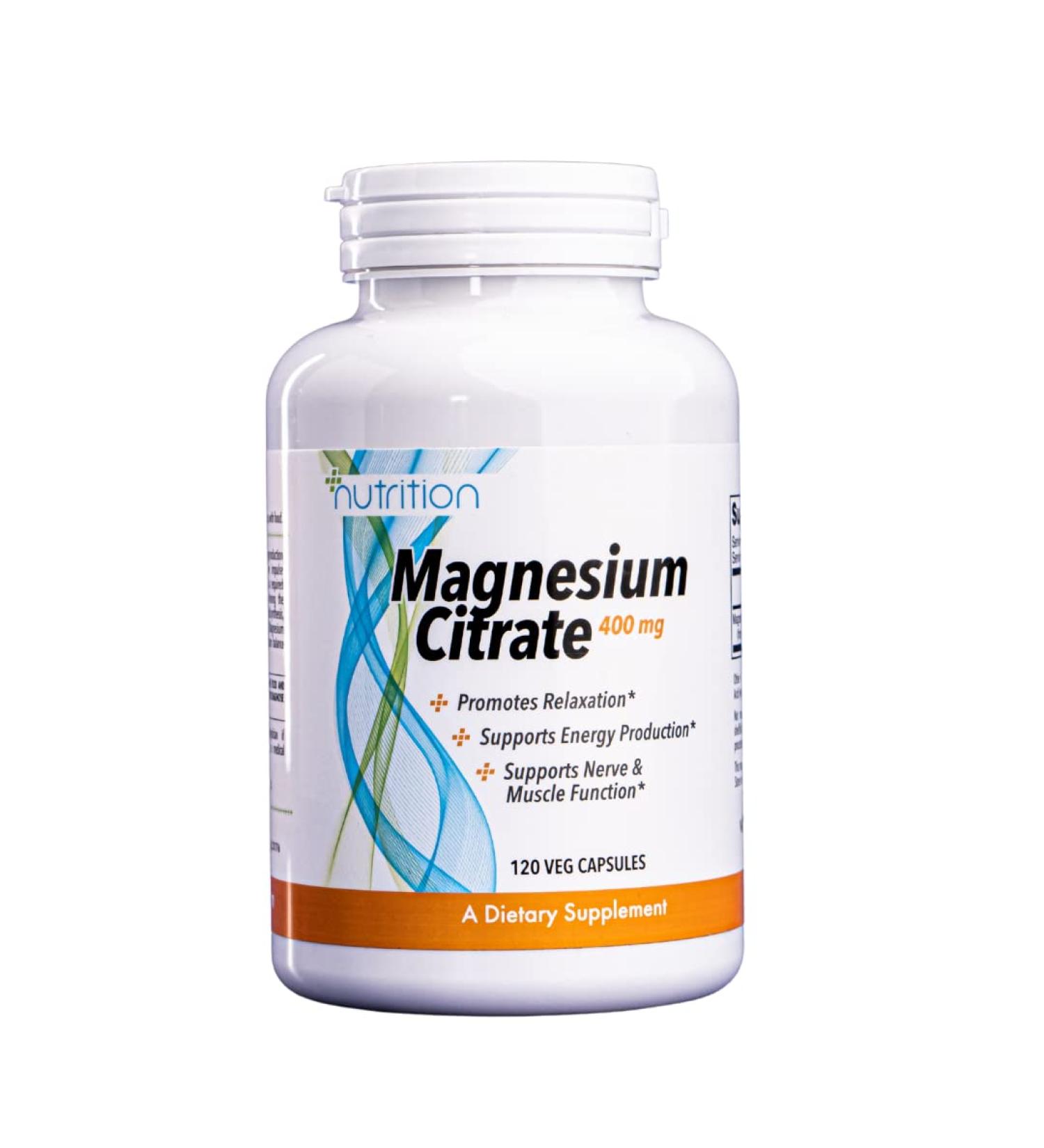 Nutri Plus Fit Magnesium Citrate Capsules - 400mg, 120 Count for Nutritional Health - Buy Online on GoSupps.com