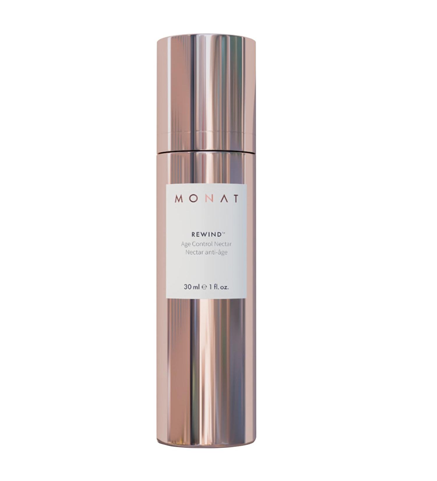 MONAT Rewind Age Control Nectar | Fast Absorbing Hydrating Serum | Anti-Aging Face Cream with AHA & Hyaluronic Acid - 30 ml - Buy Online on GoSupps.com
