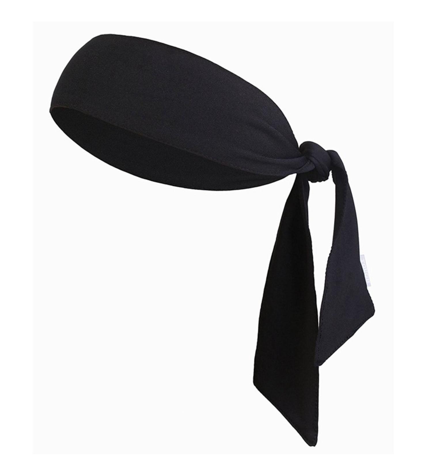 Non-Slip Sports Headband for Men & Women | Sweatband for Running Workout Tennis & More - Stretch & Moisture Wicking Schwarz - Buy Online on GoSupps.com