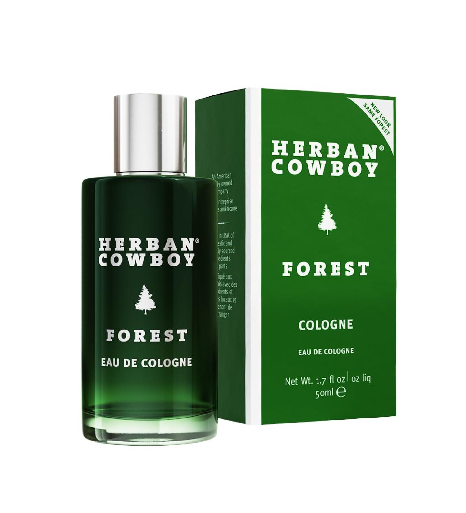 Herban Cowboy Forest Men's Cologne with Hints of Cedar Mandarin and Black Pepper (1.7 fl oz) - Buy Online on GoSupps.com