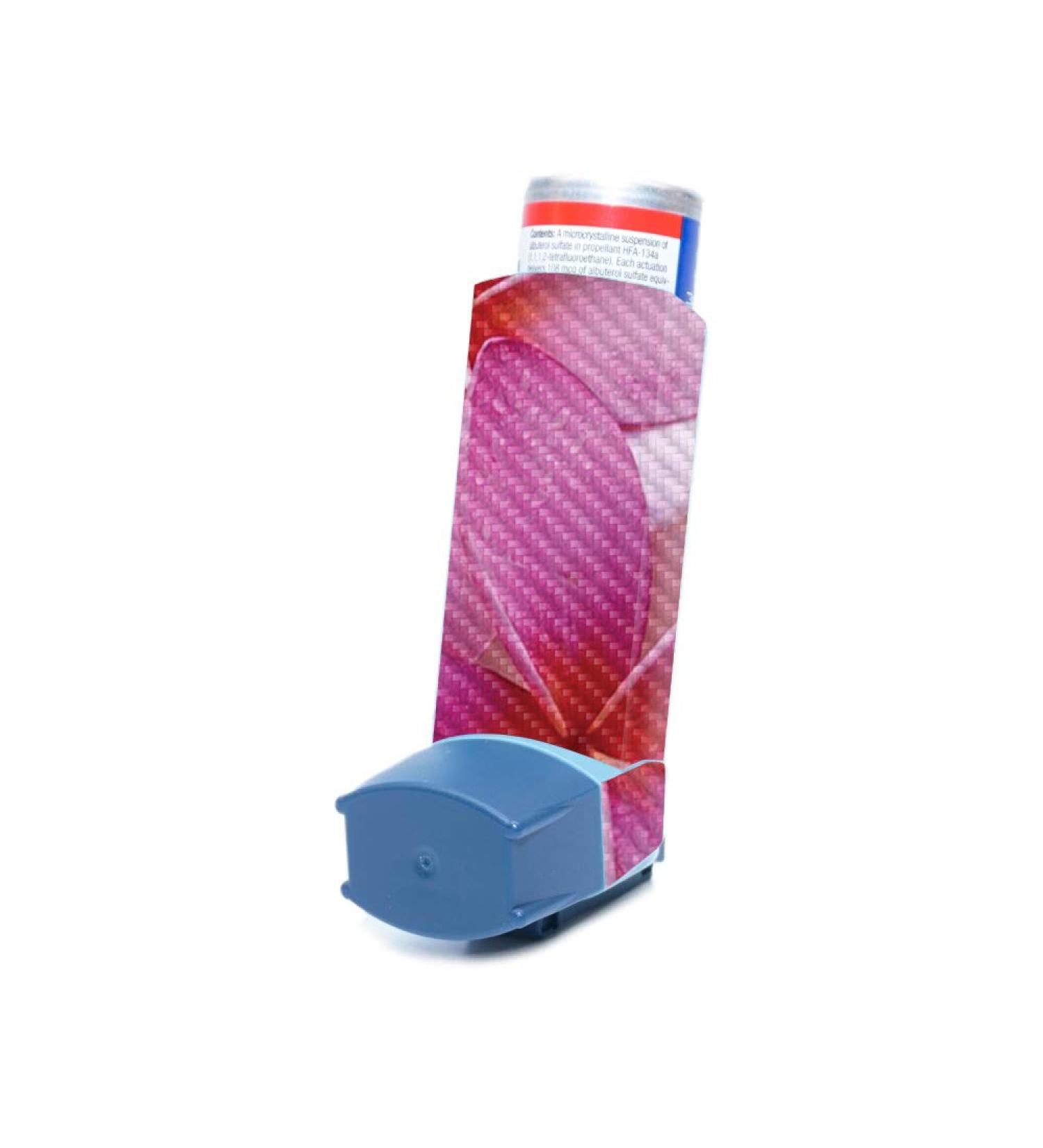 MightySkins Carbon Fiber Skin for Ventolin HFA Asthma Inhaler - Flowers | Protective Textured Finish | Easy to Apply & Remove | Made in the USA - Buy Online on GoSupps.com