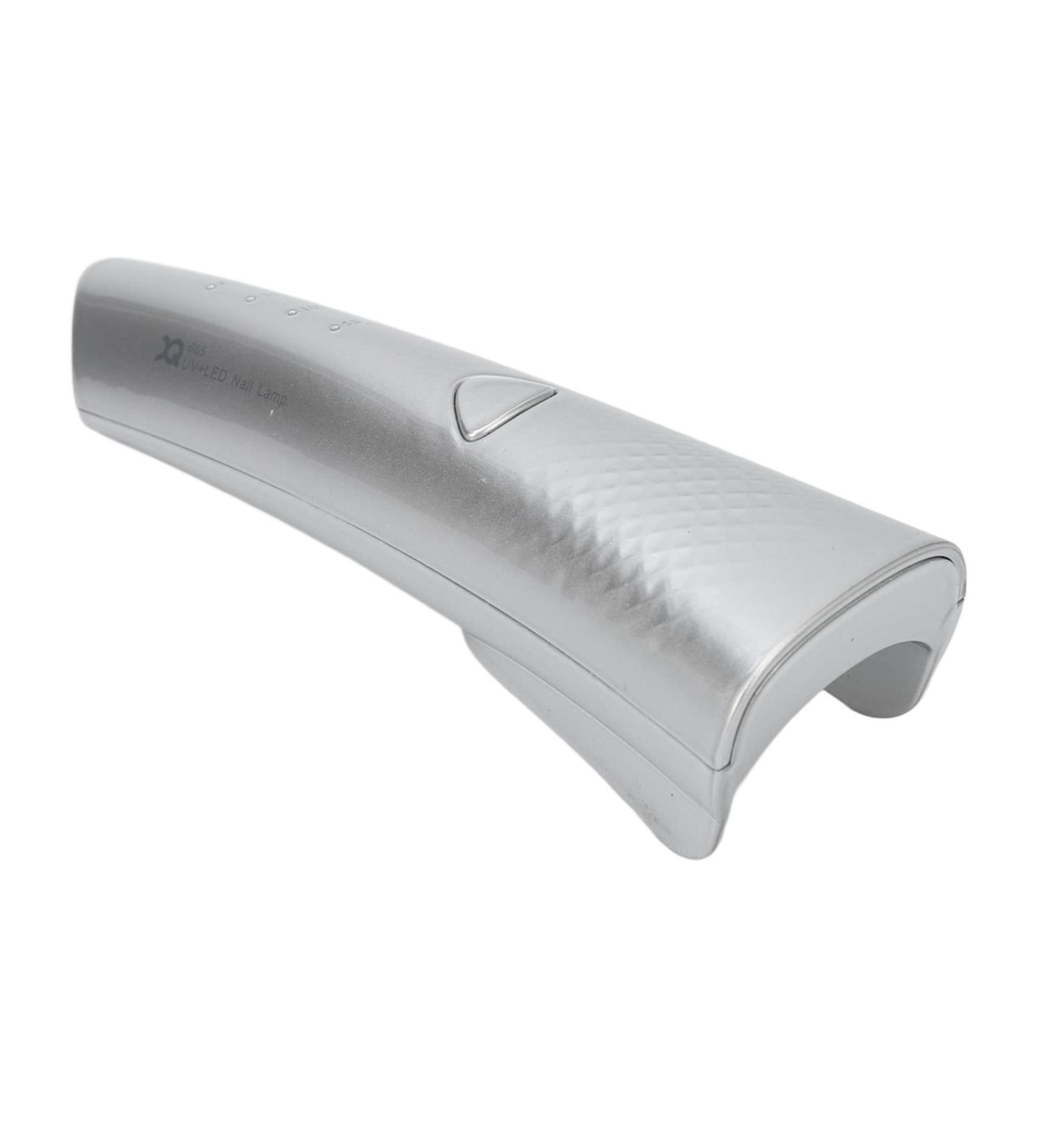 Mini UV Nail Lamp Quick Drying Gel Nail Light with 3 Gears Portable Nail Dryer with Lasting Endurance Compact Size for Home DIY Manicure (Silver) - Buy Online on GoSupps.com
