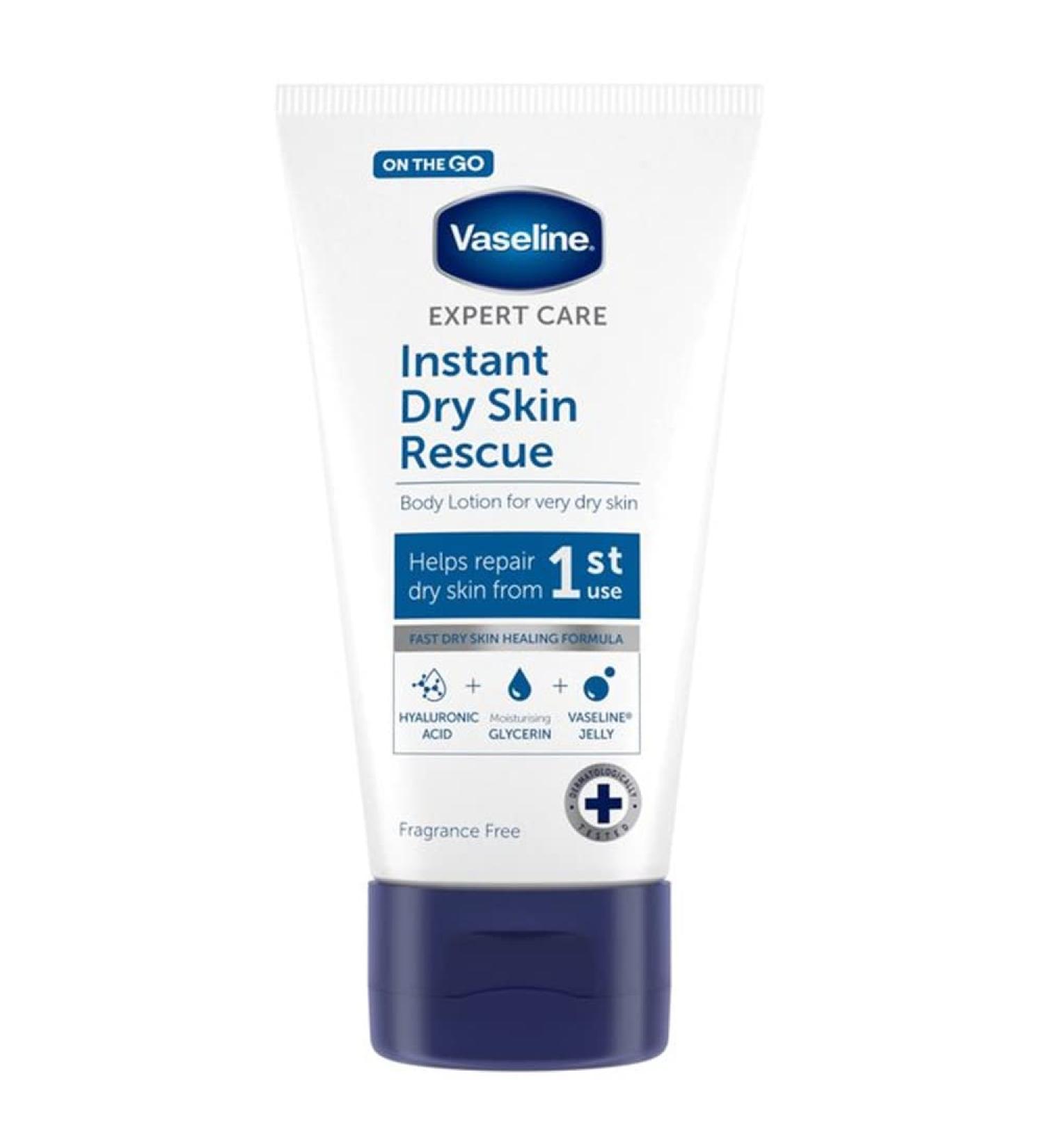 Vaseline Bodylotion Instant Dry Skin Rescue Tube 75 ML