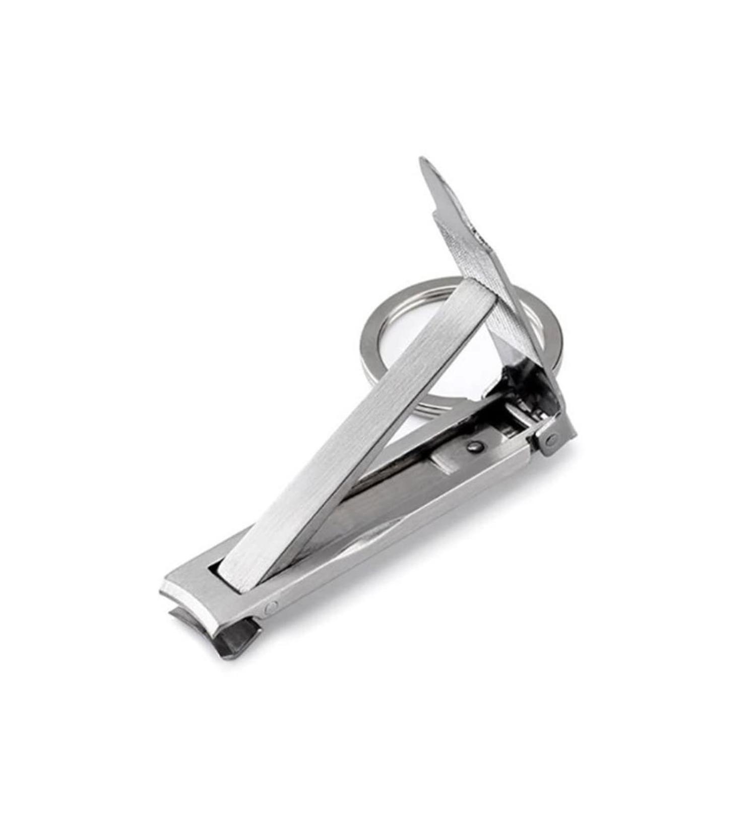 HCHGJKN Nail Clippers Stainless Steel Ultra-thin Foldable Hand Toe Nail Clippers Cutter With Keychain Cutter TrimmerNail Art Tool(Silver) - Buy Online on GoSupps.com