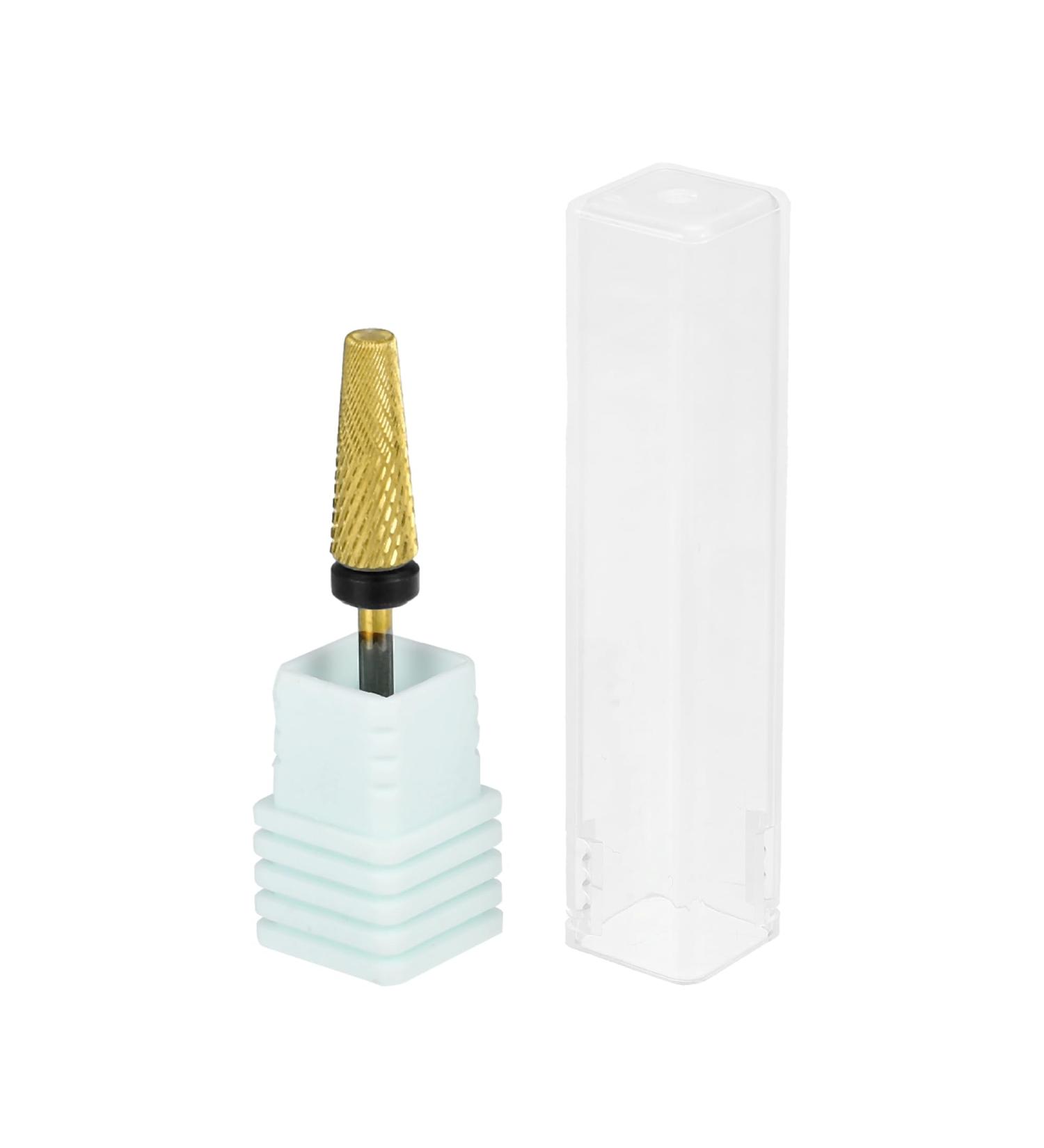 VOCOSTE Nail Drill Bits Tungsten Steel Nail Art Tools Gold Tone - Buy Online on GoSupps.com