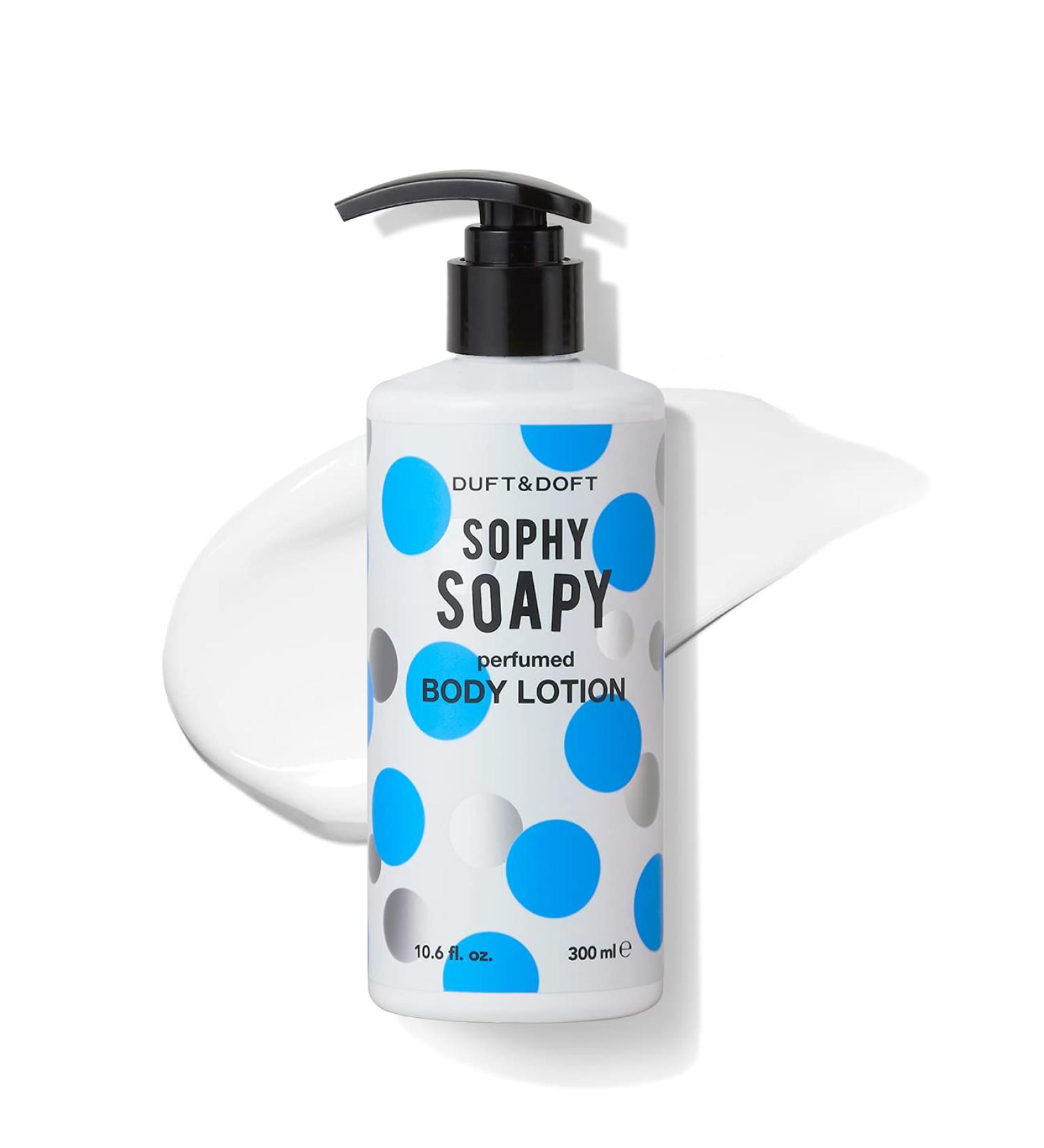 DUFT & DOFT Sophy Soapy Perfumed Body Lotion - 10.6 fl oz | Clean Orchid Flower Scent | Non-Greasy Hydration | Natural Ingredients | Paraben-Free - Shop Internationally - Buy Online on GoSupps.com