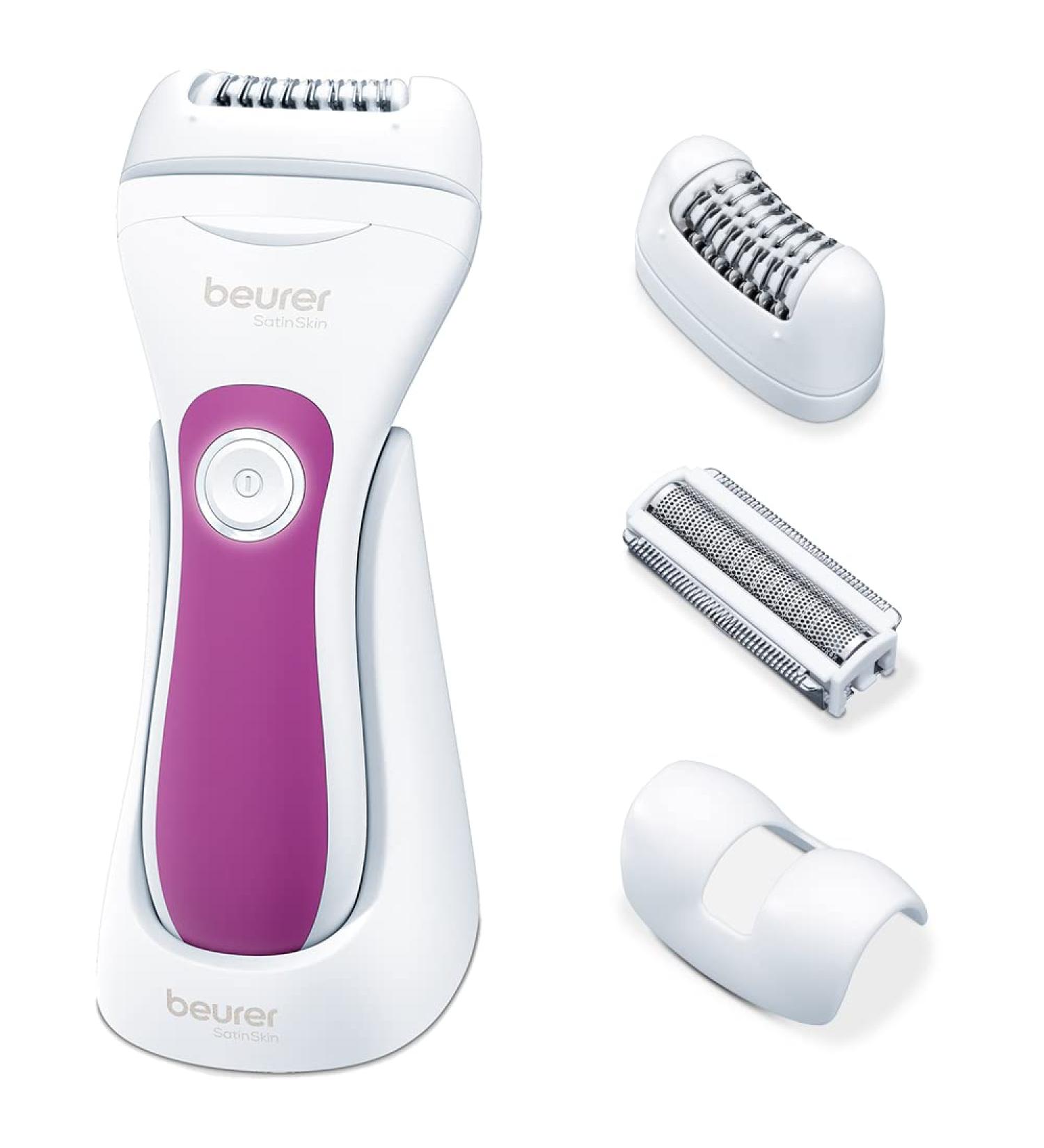 Beurer HL 76 Epilator - 2-in-1 Hair Removal & Shaving Waterproof Design 42 Tweezers Flexible Head LED Light - Shop Internationally - Buy Online on GoSupps.com