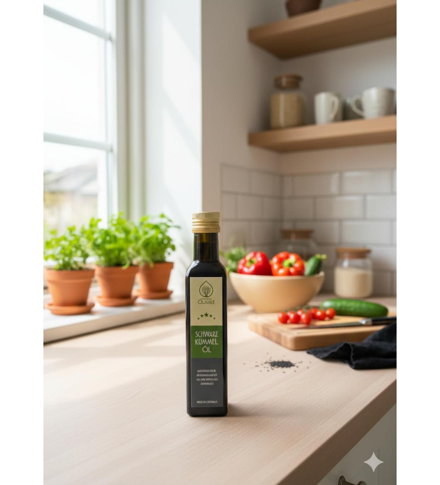 Odenw lder Lebensmittel Odenw lder Lebensmittel Premium quality nigella oil made from the finest nigella seeds ideal for dressings salad dressings and creative dishes made in