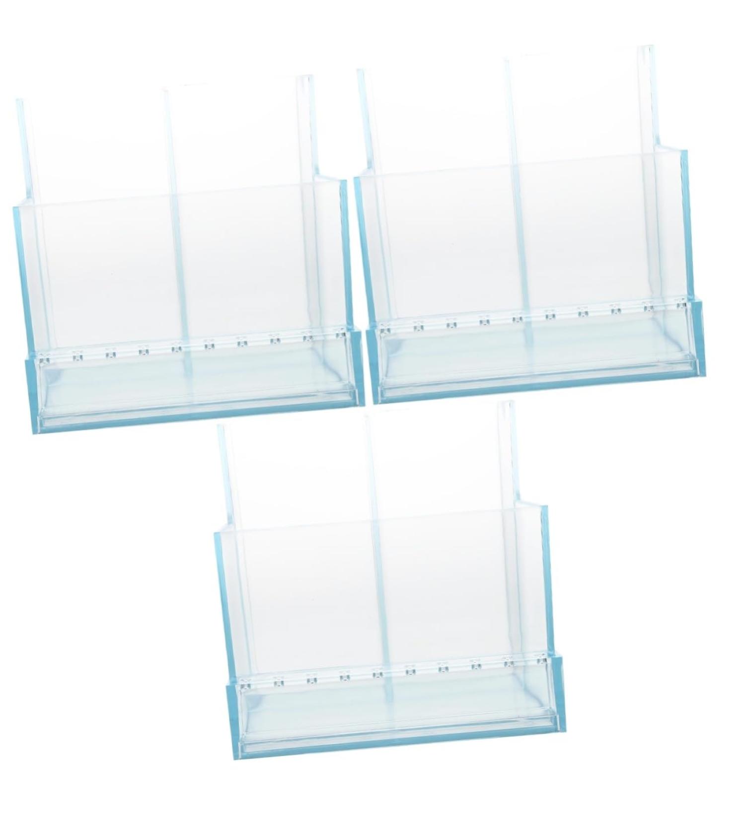 POPETPOP 3 Pcs Storage Rack Polisher Organizer Nail Drill Machine Nail Drill Organizer Grinding Head Storage Rack Nail Tech Desk Organiser Nail Stand Bracket Box Nail Polish Plastic 10.3x9.7cmx3pcs Bluex3pcs - Buy Online on GoSupps.com