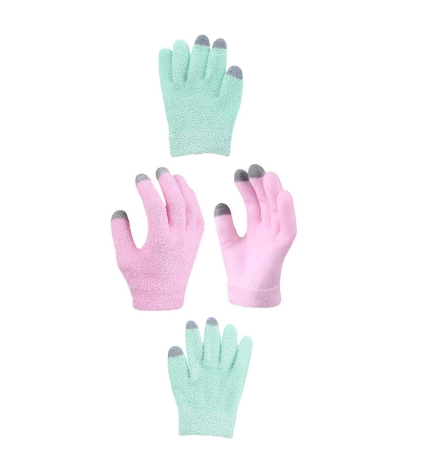 Housoutil 2pairs Gel Touch Screen Gloves Moisturizing Gloves for Dry Hands Overnight Sleeping Gloves Kids Gloves Knitted Gloves Gels Hand Cover Yarn Hand Take a Bath - Buy Online on GoSupps.com