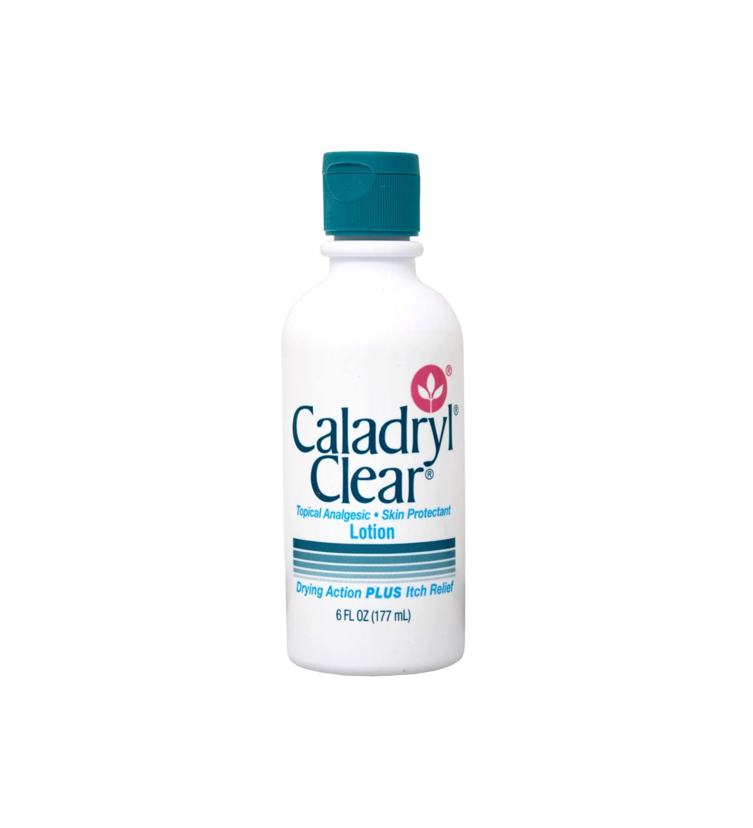 Caladryl Clear Anti-Itch Lotion 6 oz - Fast-Acting Relief, Soothes Irritated Skin - 1 Single Bottle - Buy Online on GoSupps.com