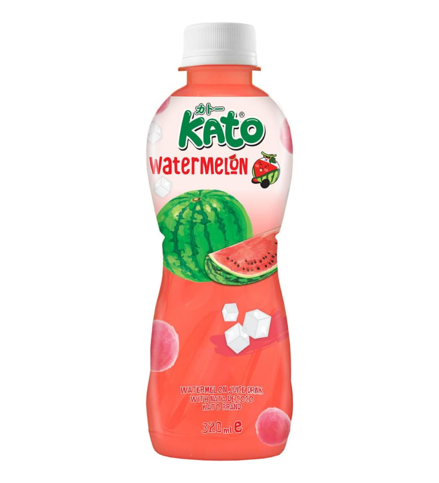 KATO - Watermelon Juice with Coconut Nata - 1 X 320 ML - Buy Online on GoSupps.com