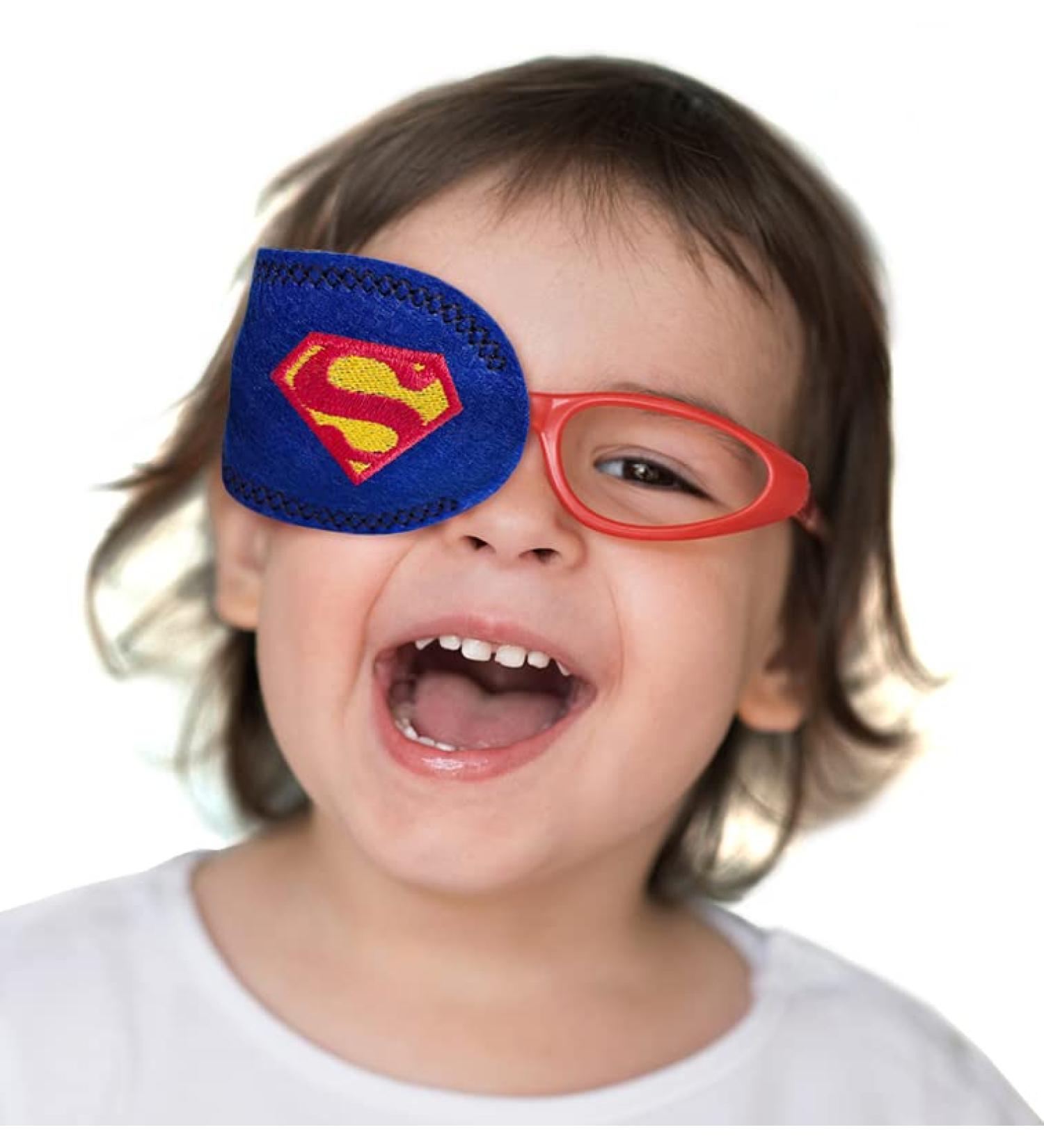Superman Eye Patch for Children with Amblyopia - Right Eye Coverage - Buy Online on GoSupps.com