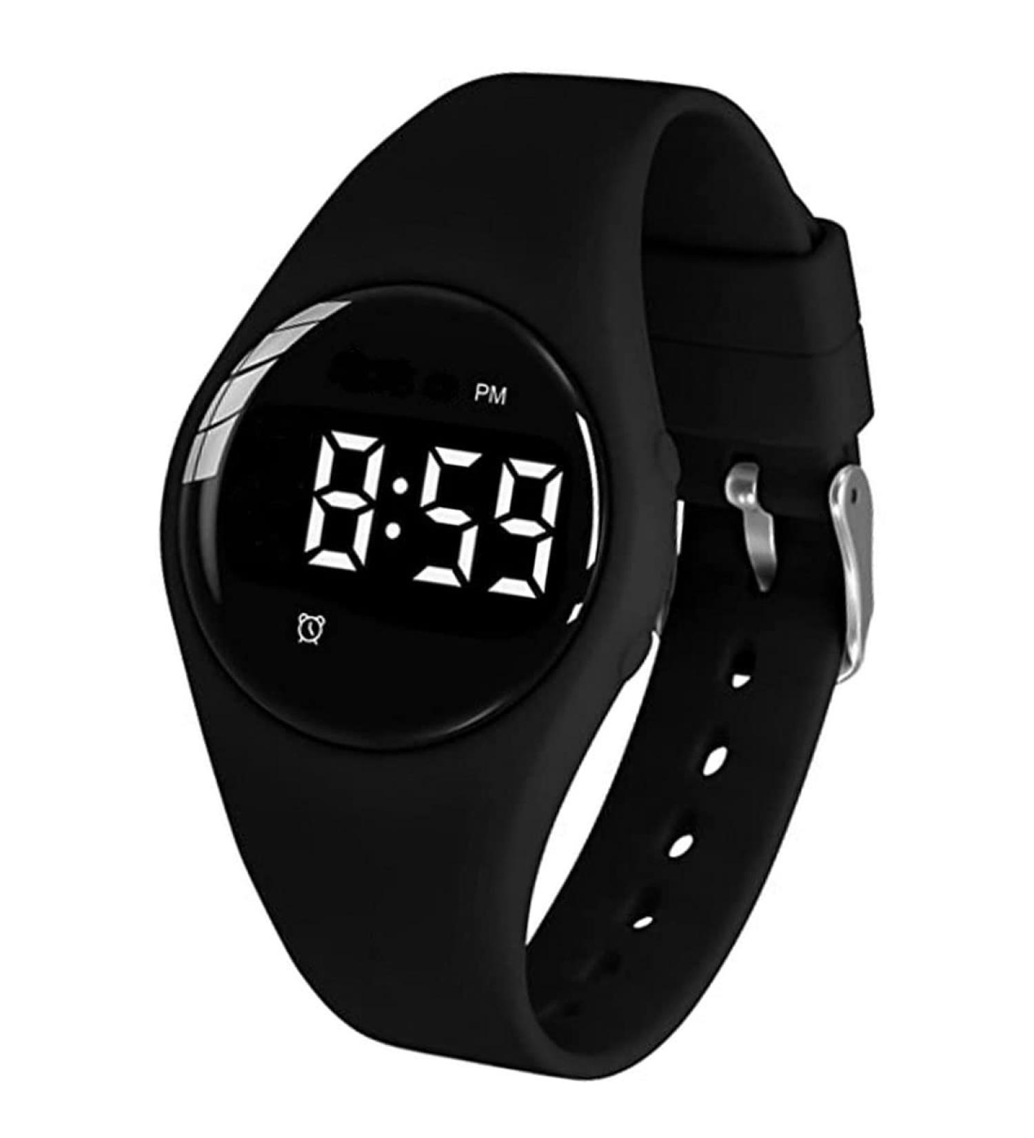 15 Alarm Vibrating Reminder Watch - Waterproof Medical Vibration Reminder (Black) - Round & Water Resistant - Buy Online on GoSupps.com