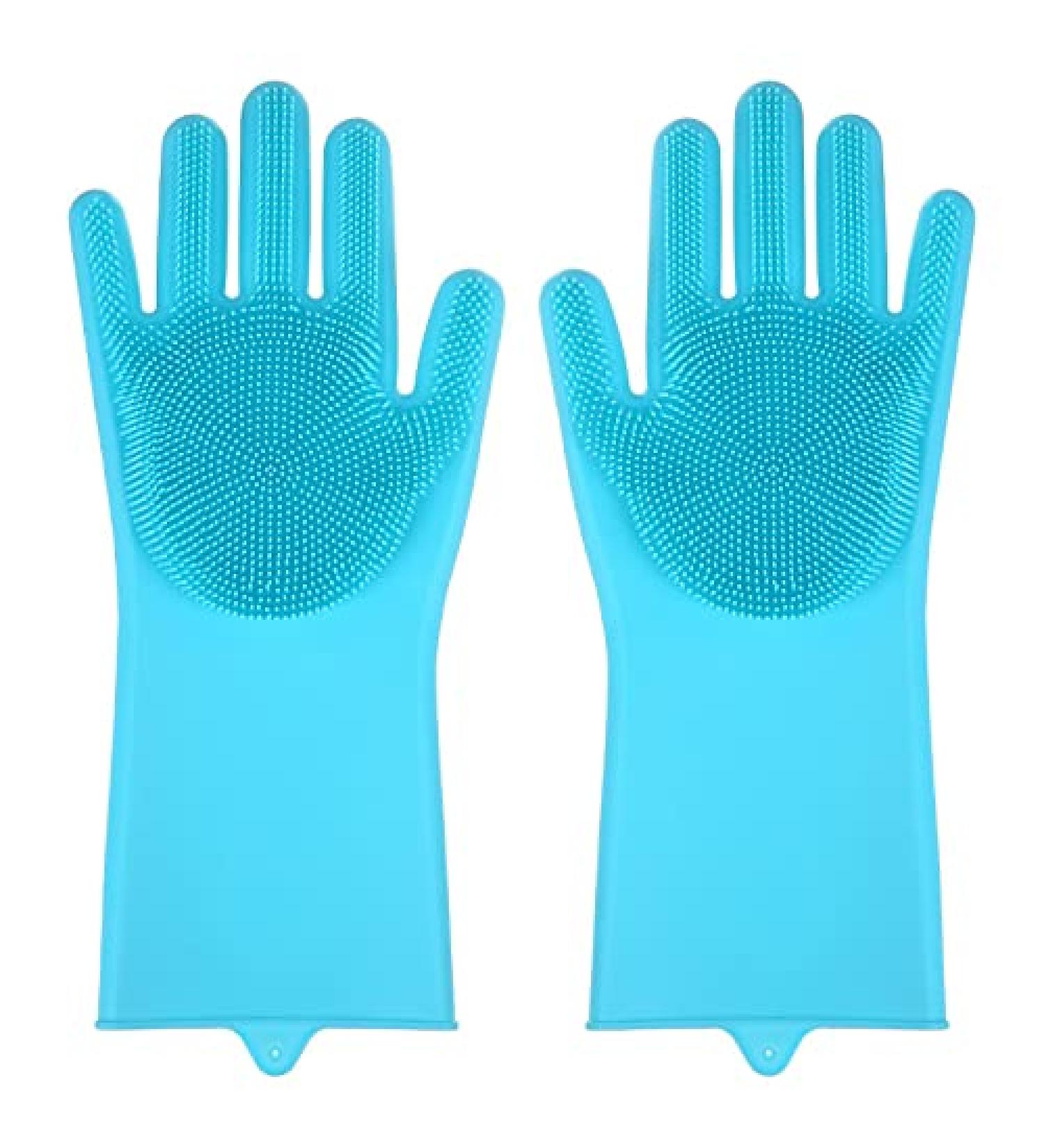 Silicone Gloves Dishwashing Gloves Multifunctional Magic Gloves Bathroom Kitchen Gloves Car Washing Gloves Washing Bowls Gloves Tools - Buy Online on GoSupps.com