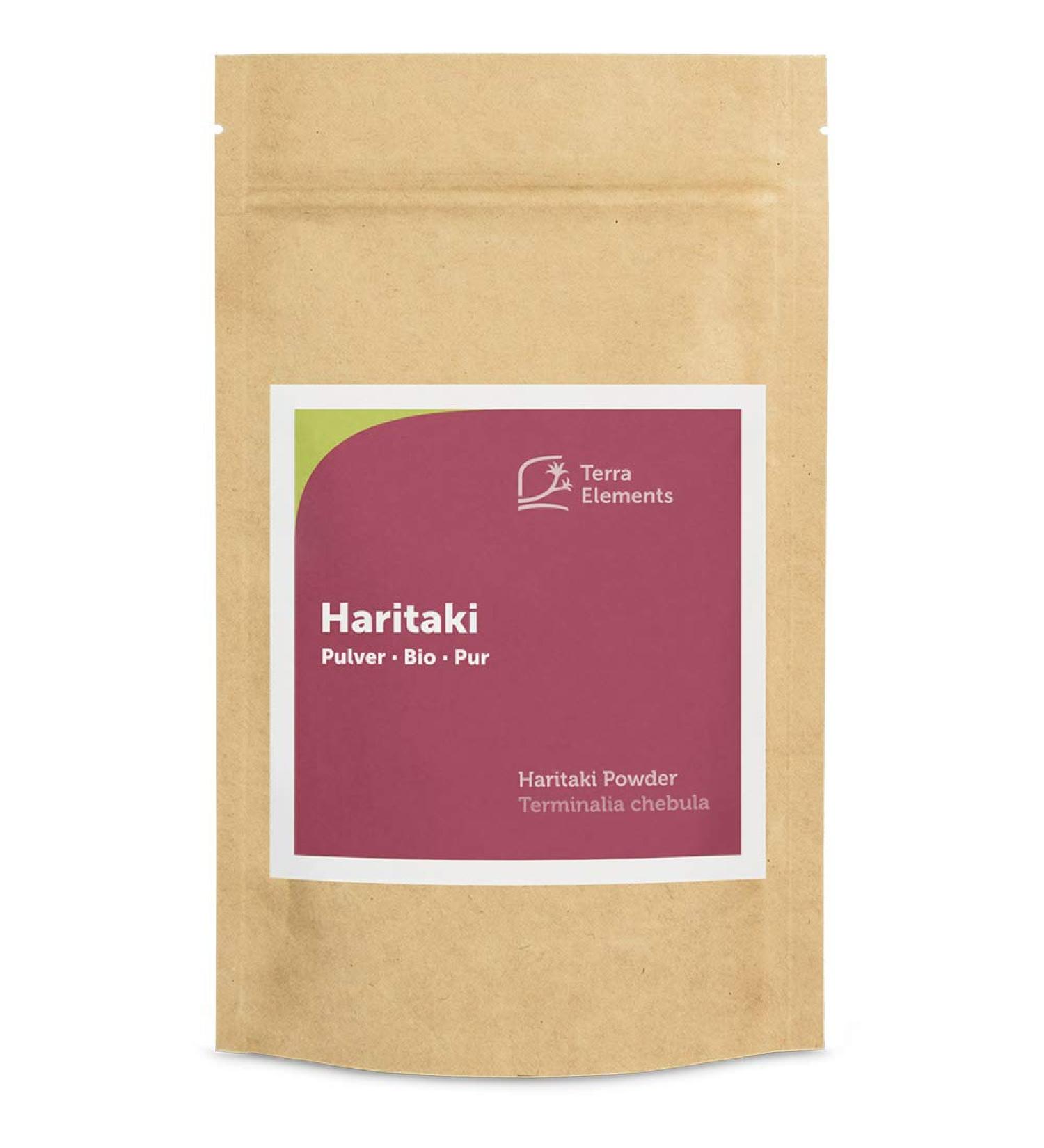Terra Elements Organic Haritaki Powder 100g | Pure Ayurvedic Spice | Vegan & Raw | International Shipping - Buy Online on GoSupps.com
